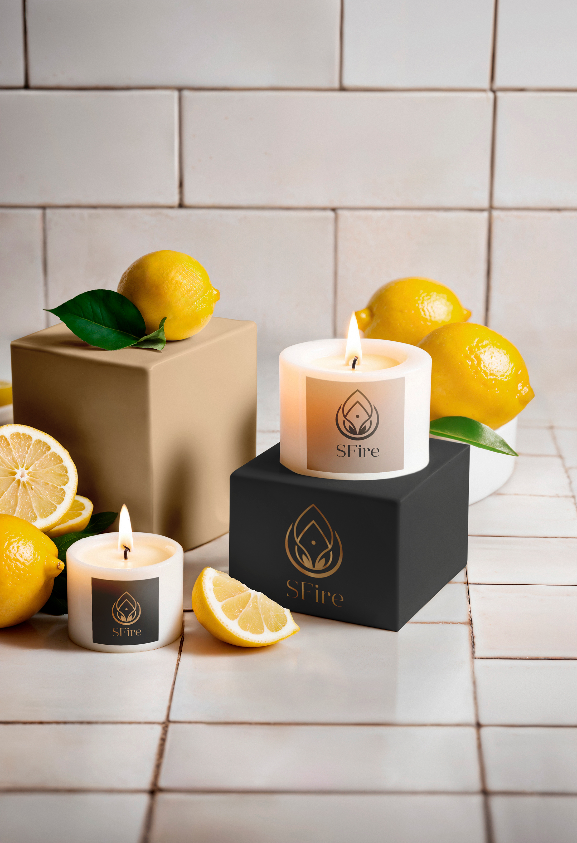 Логотип Аромасвечи SFire — Изображение №4 — Брендинг на Dprofile