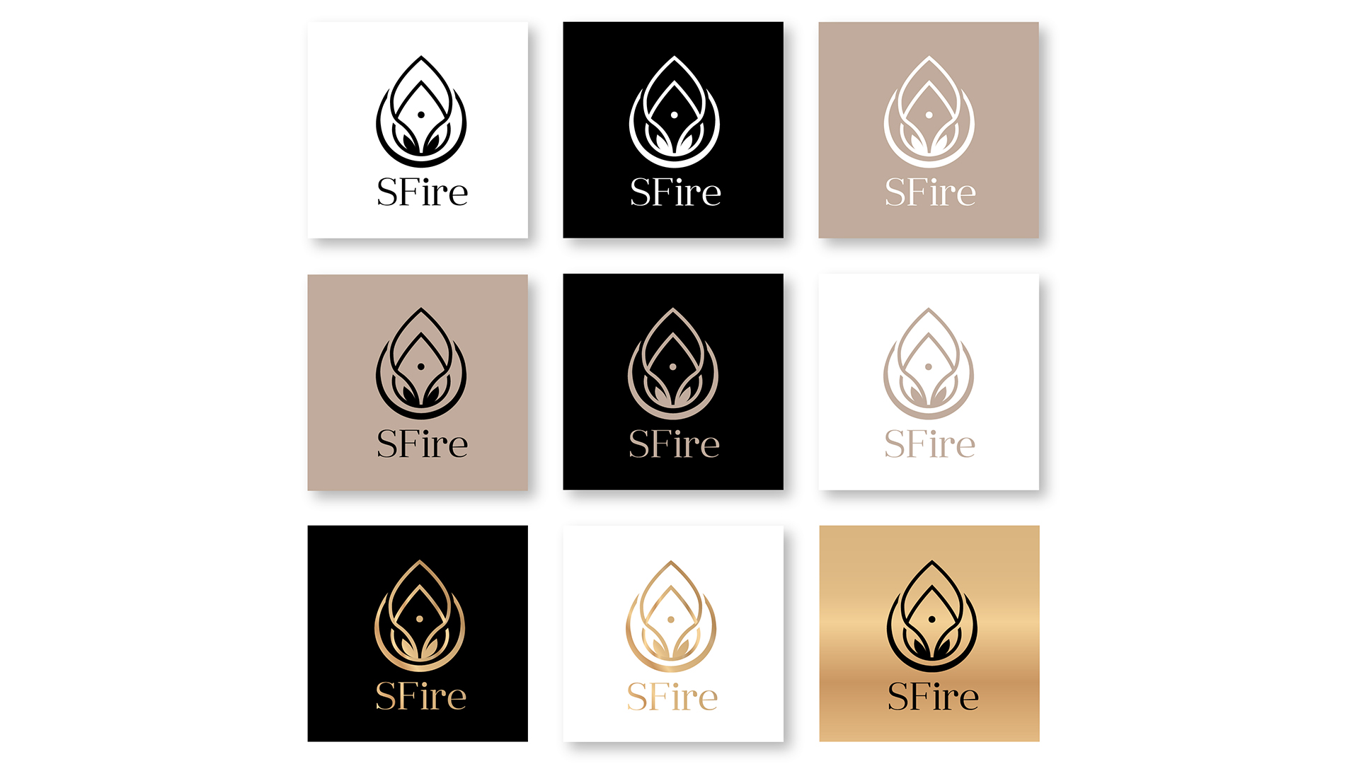 Логотип Аромасвечи SFire — Изображение №2 — Брендинг на Dprofile