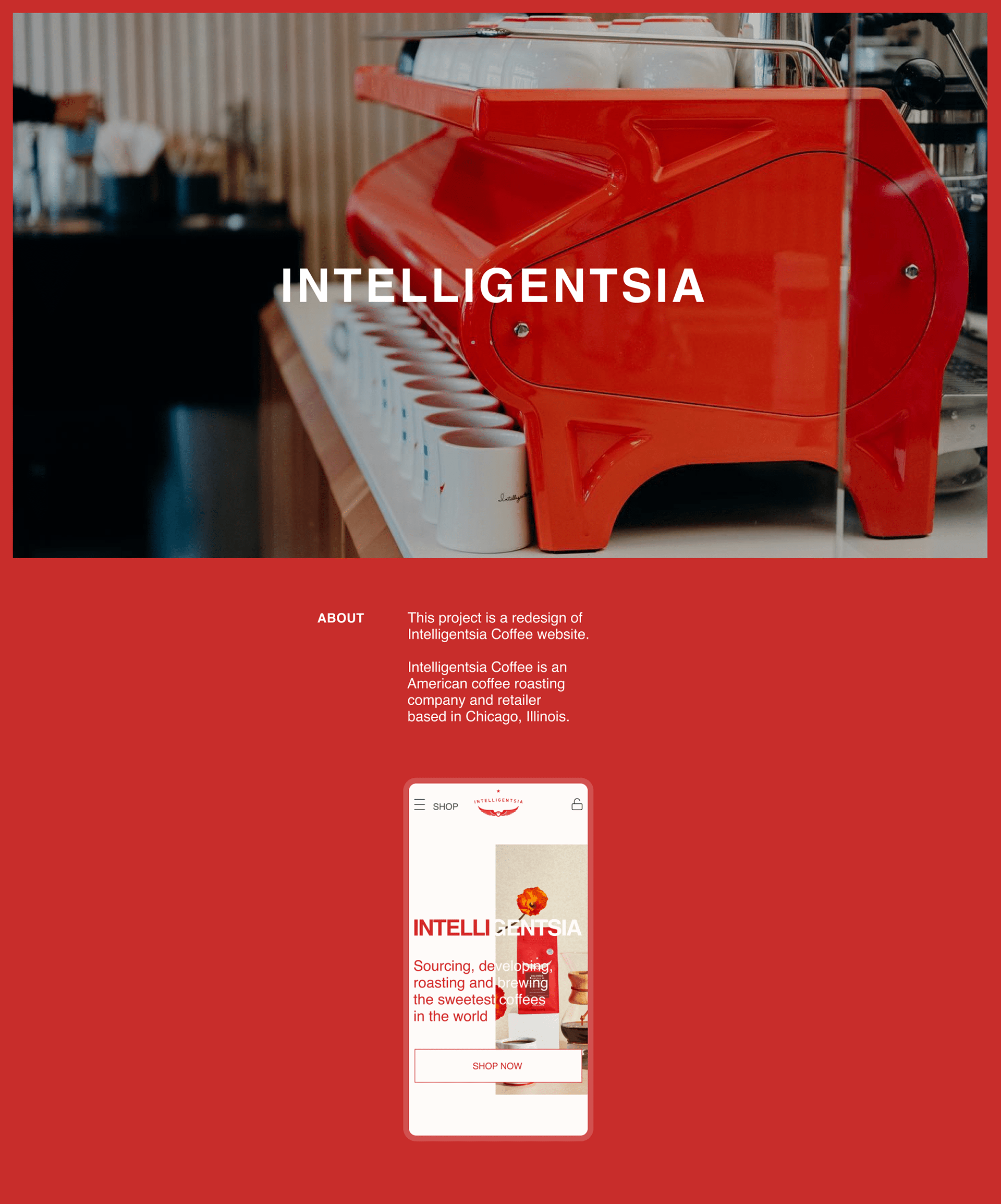 Редизайн: Intelligentsia Coffee — Изображение №1 — Интерфейсы на Dprofile