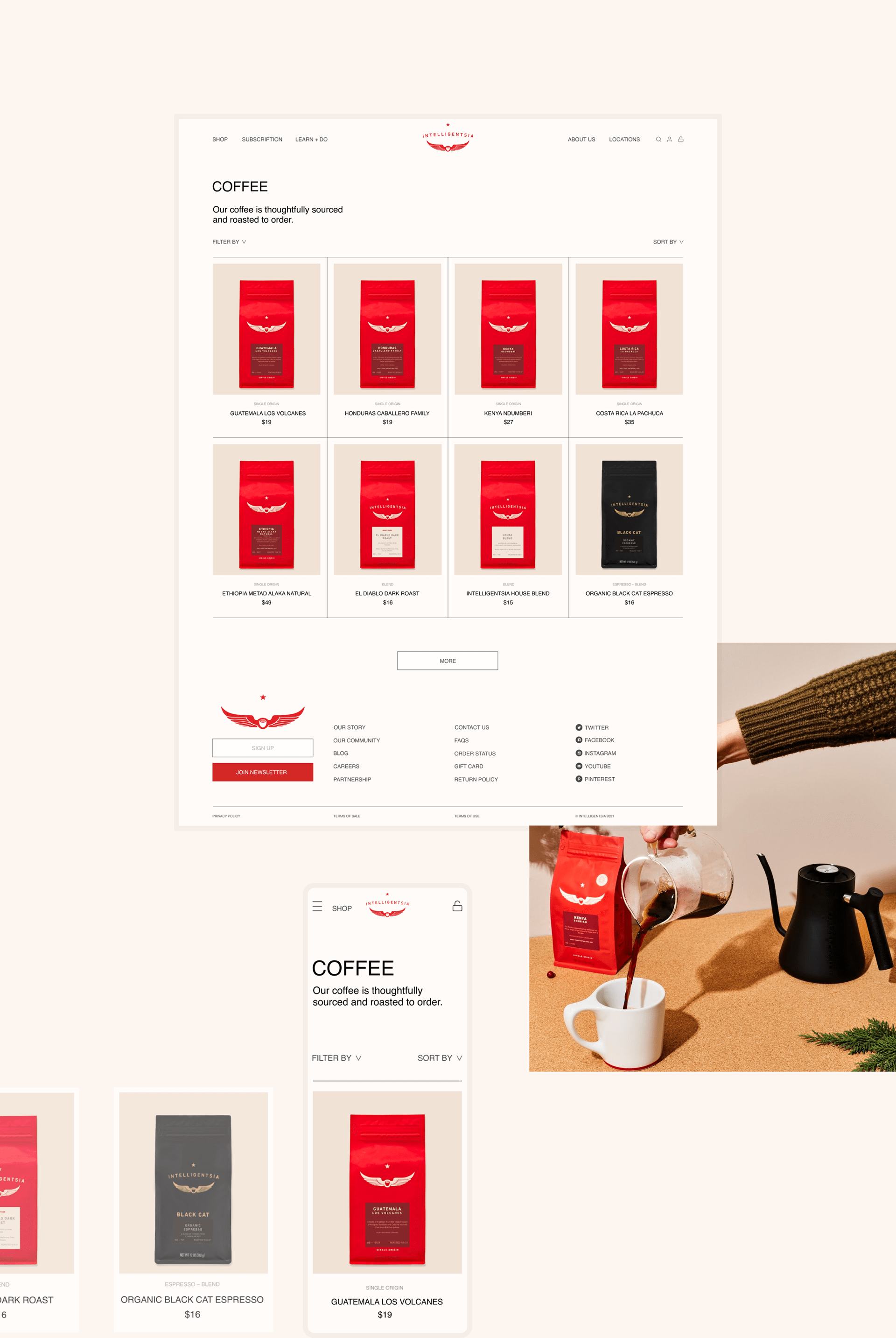 Редизайн: Intelligentsia Coffee — Изображение №4 — Интерфейсы на Dprofile
