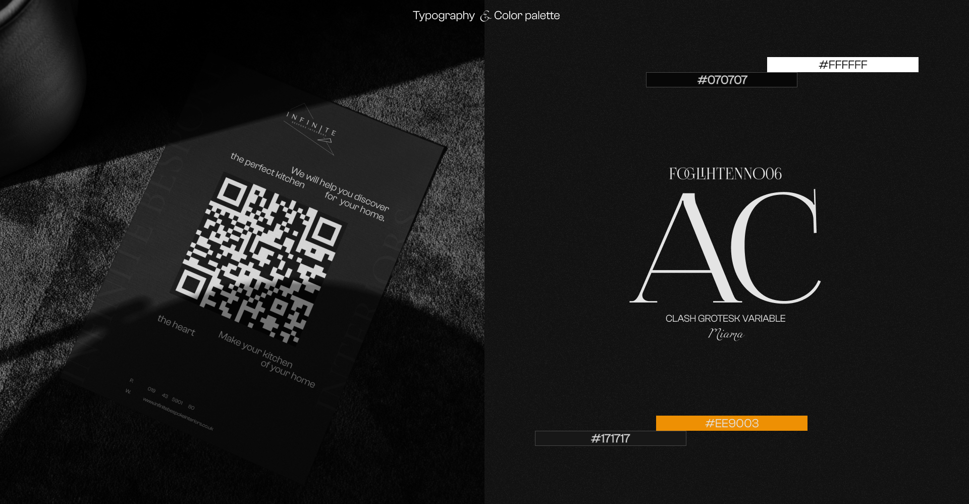 INFINITE bespoke interiors/landing page — Изображение №8 — Интерфейсы, Анимация на Dprofile