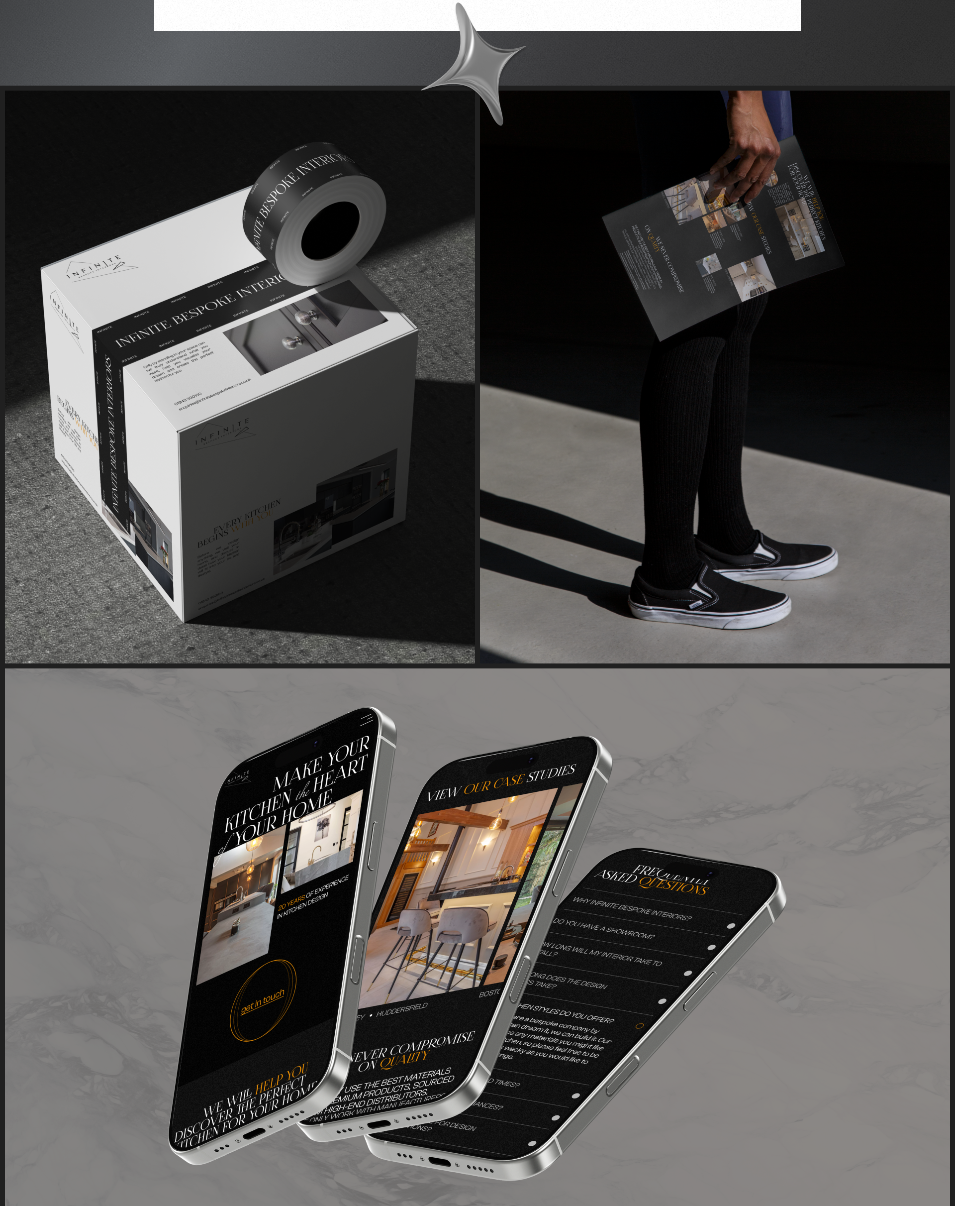 INFINITE bespoke interiors/landing page — Изображение №5 — Интерфейсы, Анимация на Dprofile