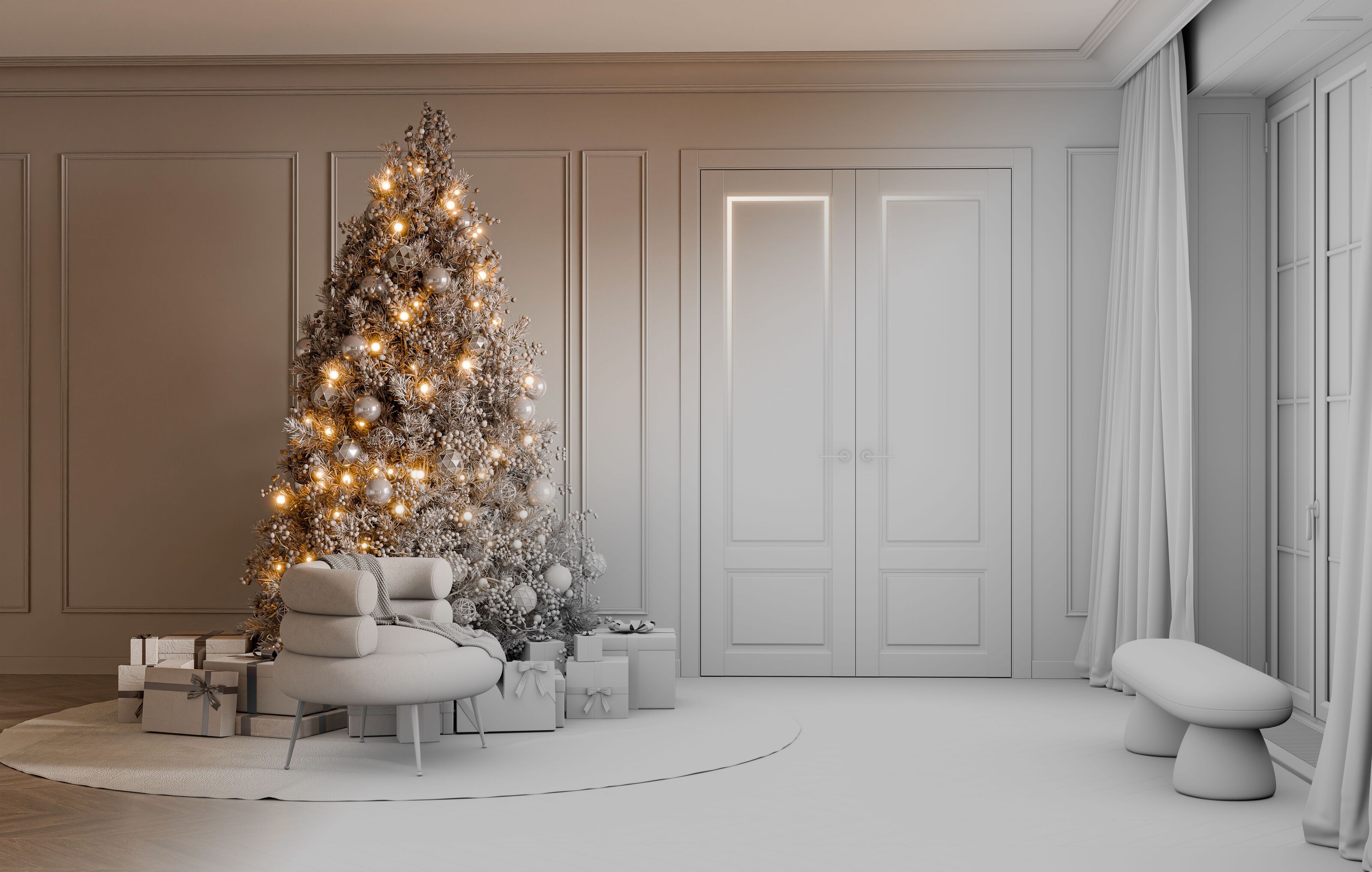 NEW YEAR INTERIOR — Изображение №2 — 3D, Маркетинг на Dprofile