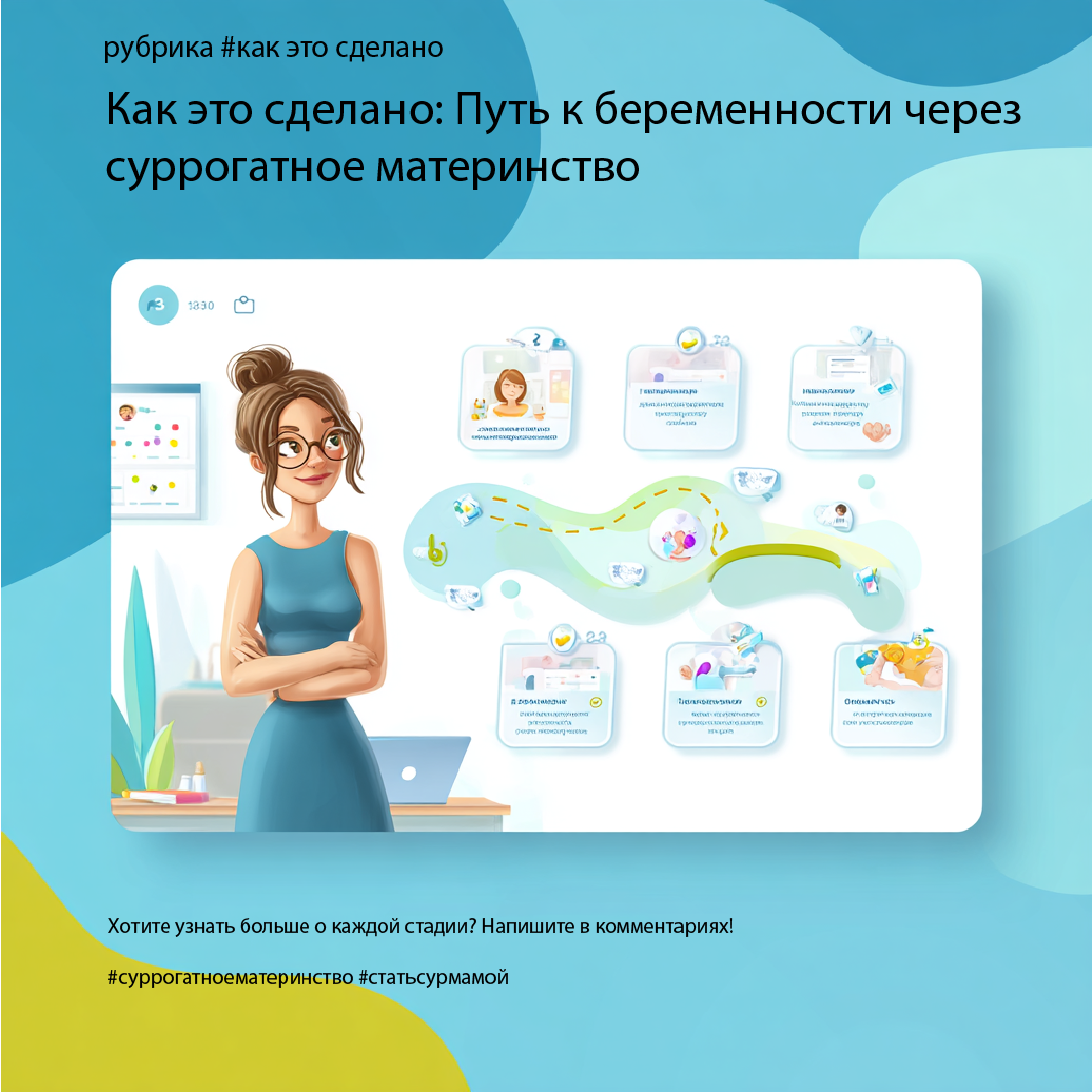 Посты вк о суррогатном материнстве — Изображение №2 — Графика на Dprofile