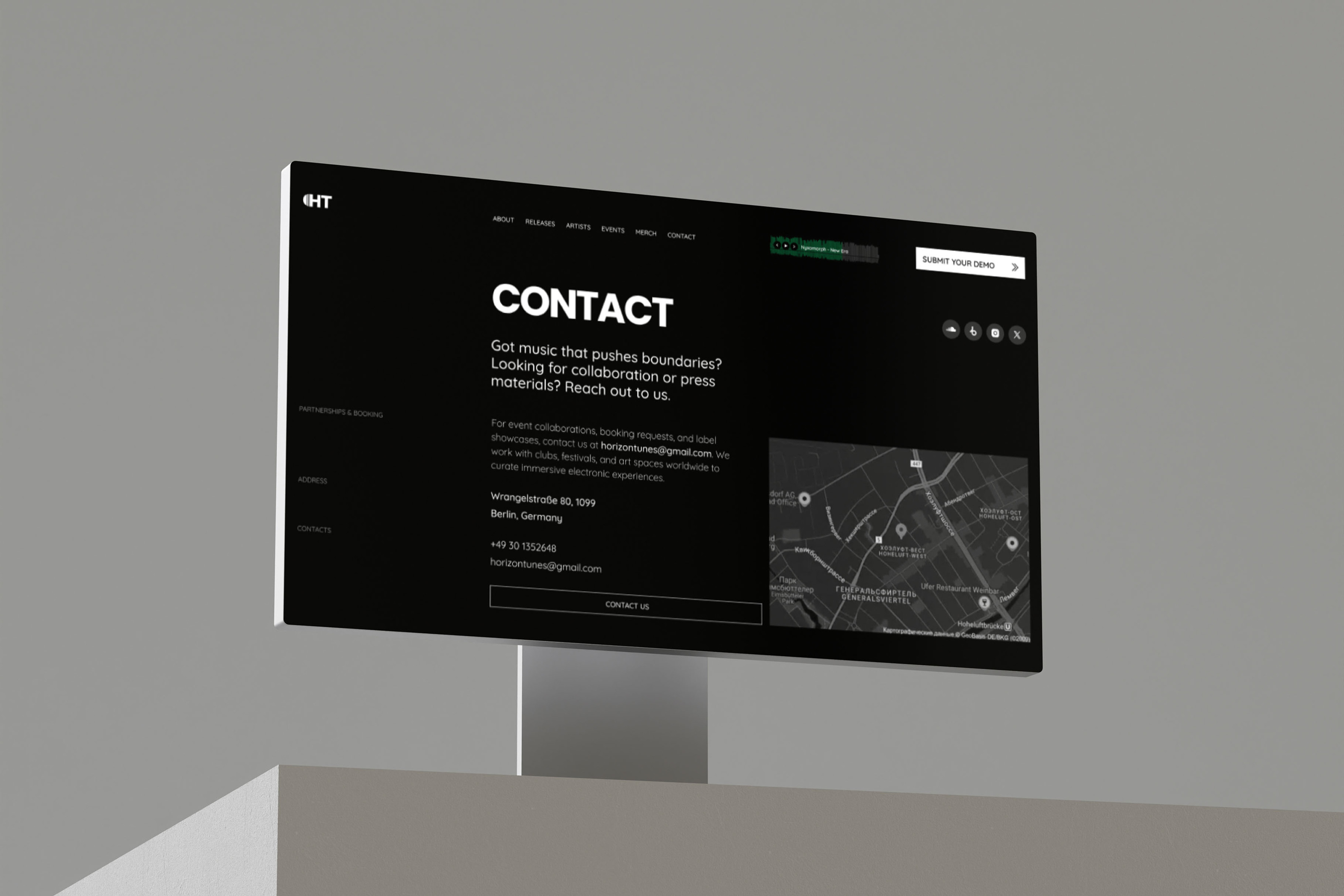 UX/UI дизайн сайта для музыкального лейбла — Изображение №8 — Интерфейсы, Брендинг на Dprofile