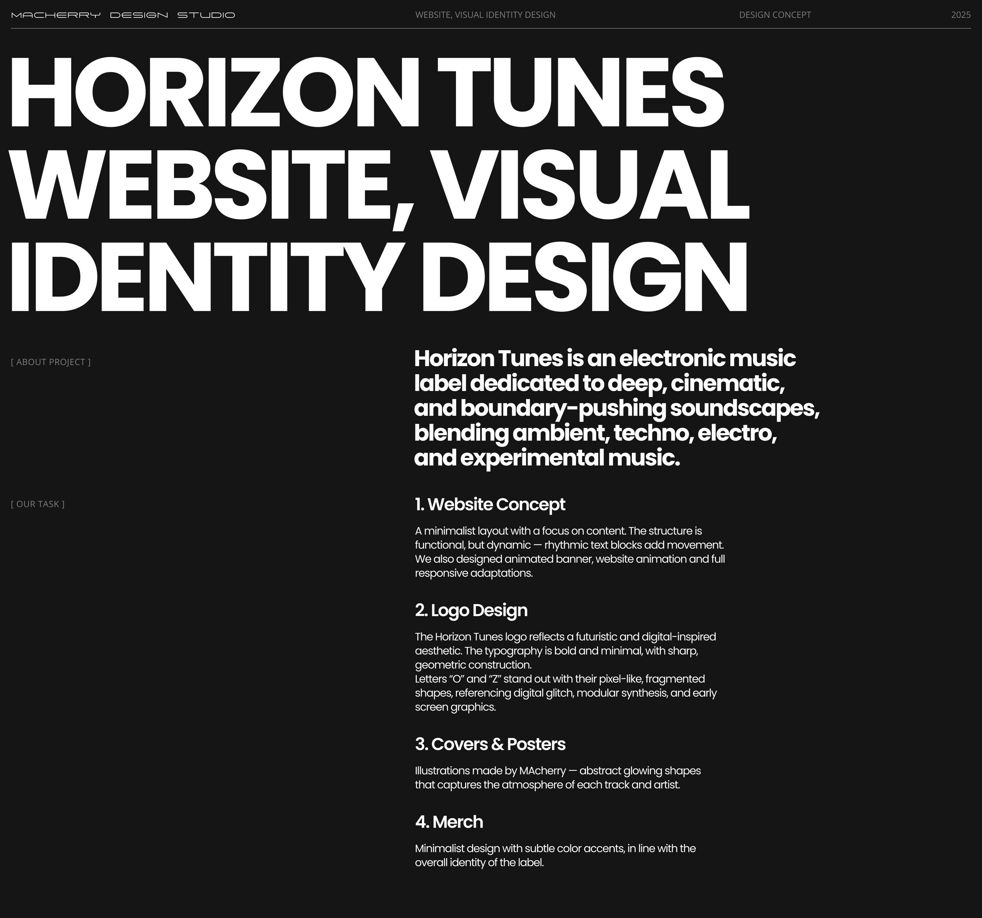 UX/UI дизайн сайта для музыкального лейбла — Изображение №1 — Интерфейсы, Брендинг на Dprofile