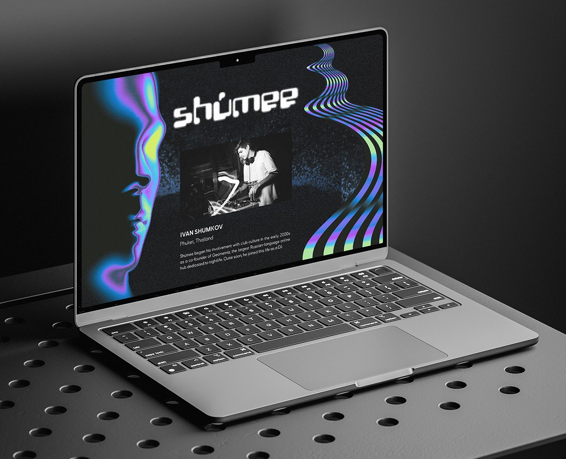 Dj website and press kit — Интерфейсы, Графика на Dprofile