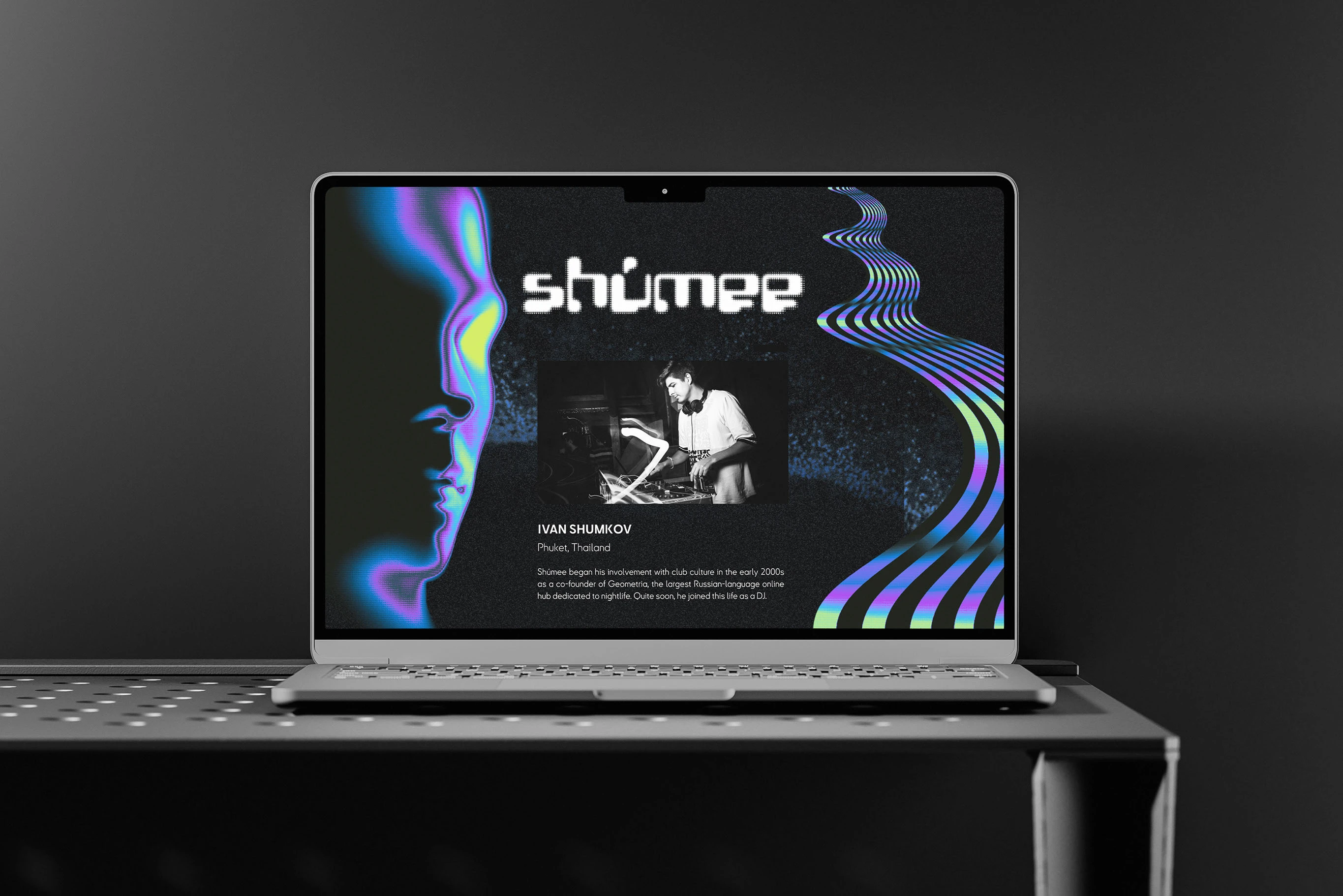 Dj website and press kit — Изображение №2 — Интерфейсы, Графика на Dprofile