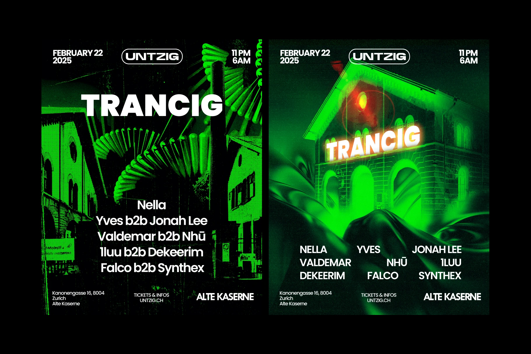 Party flyers for UNTZIG techno events — Изображение №5 — Графика на Dprofile