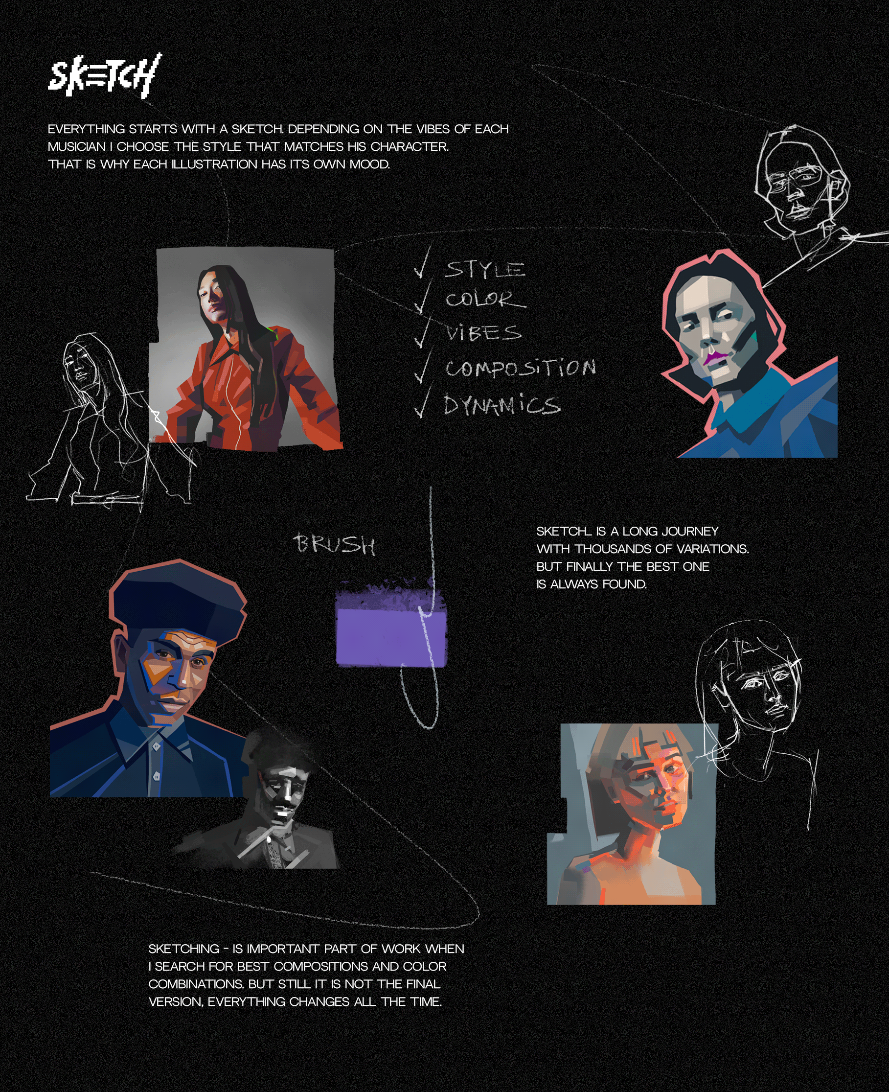 DJs digital portraits: album music covers and posters — Изображение №5 — Иллюстрация, Графика на Dprofile