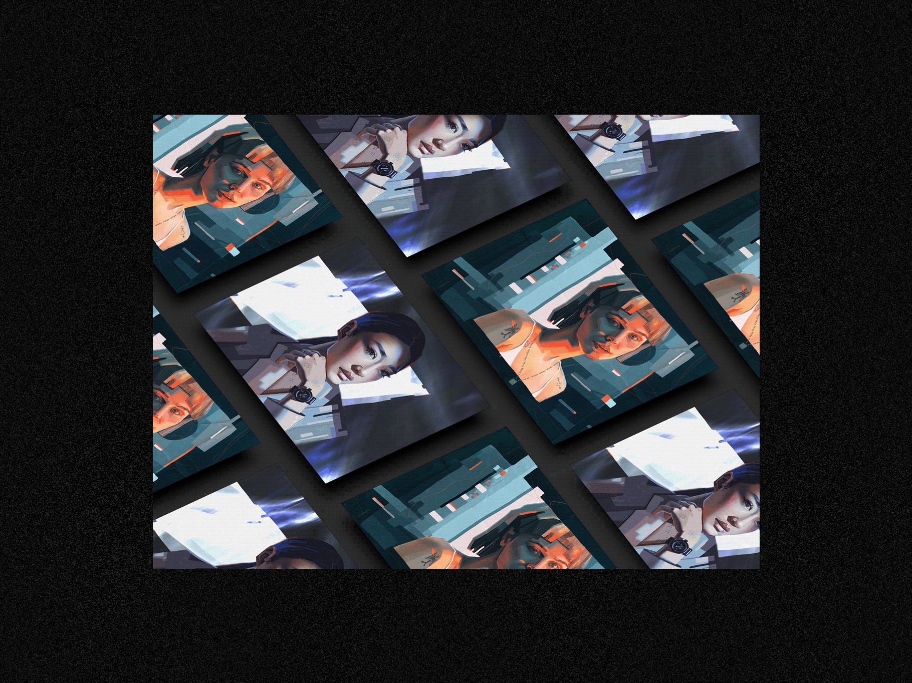 DJs digital portraits: album music covers and posters — Изображение №13 — Иллюстрация, Графика на Dprofile