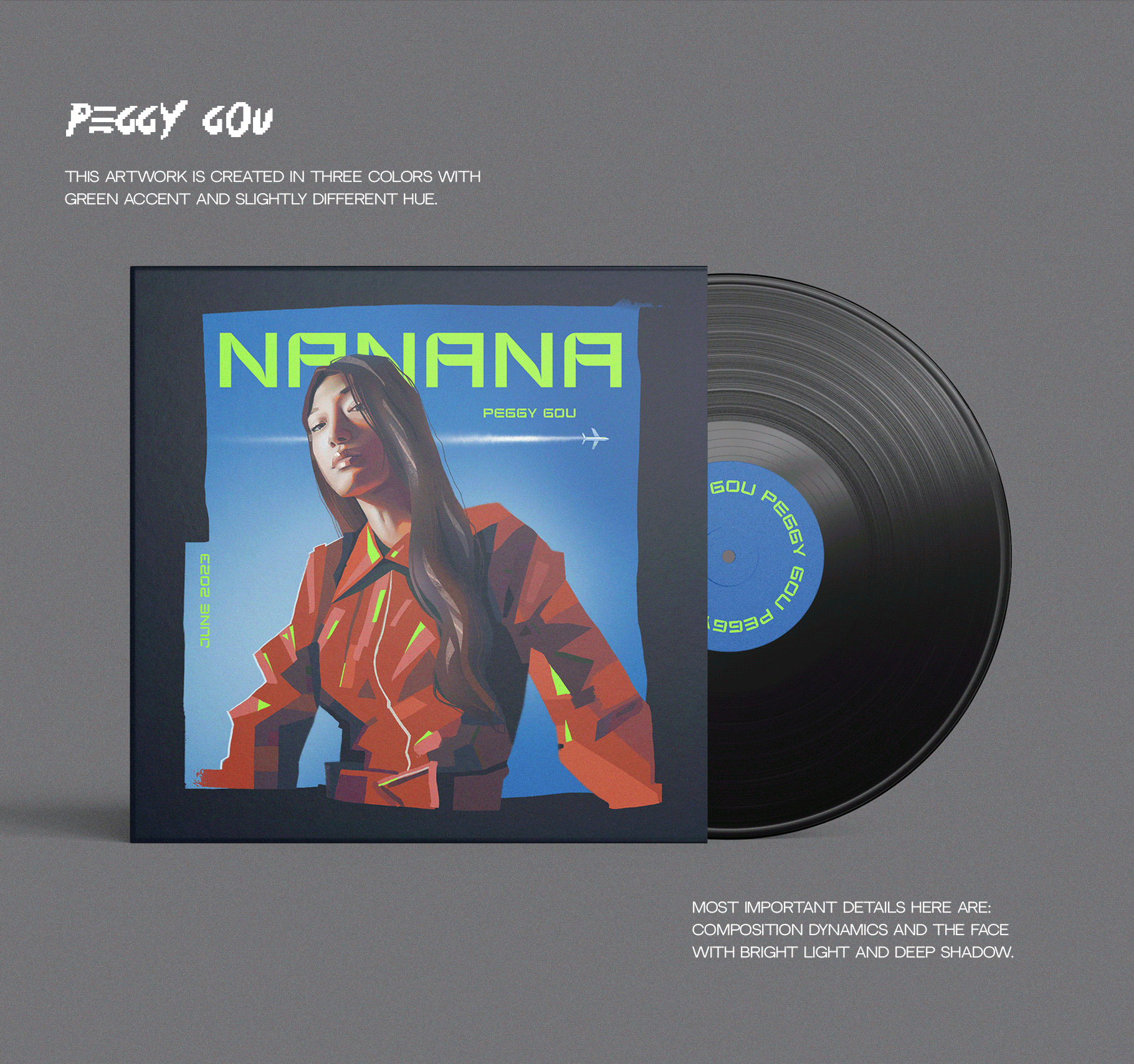 DJs digital portraits: album music covers and posters — Изображение №16 — Иллюстрация, Графика на Dprofile