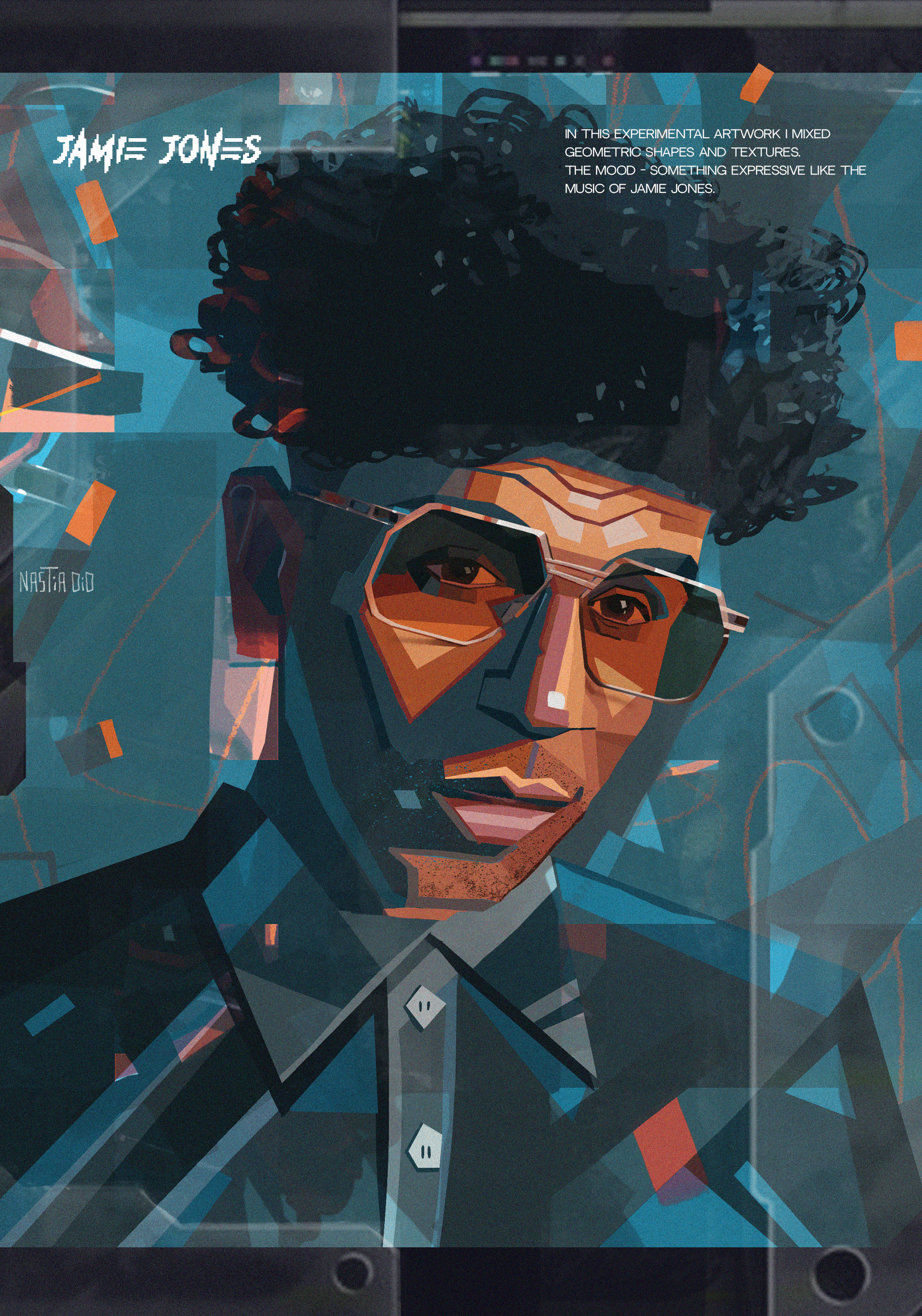 DJs digital portraits: album music covers and posters — Изображение №19 — Иллюстрация, Графика на Dprofile