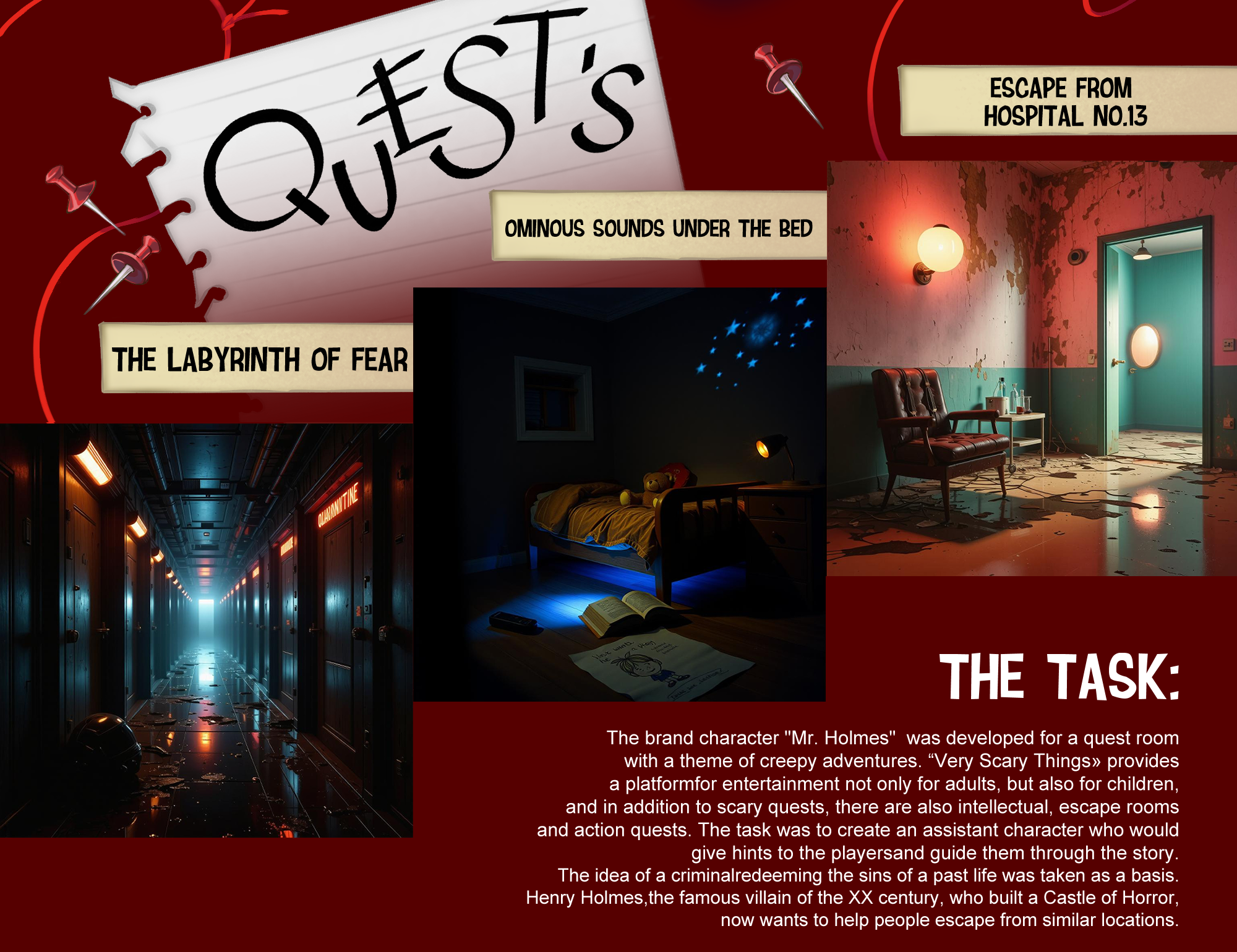 Brand character for quest room — Изображение №2 — Брендинг, Иллюстрация на Dprofile