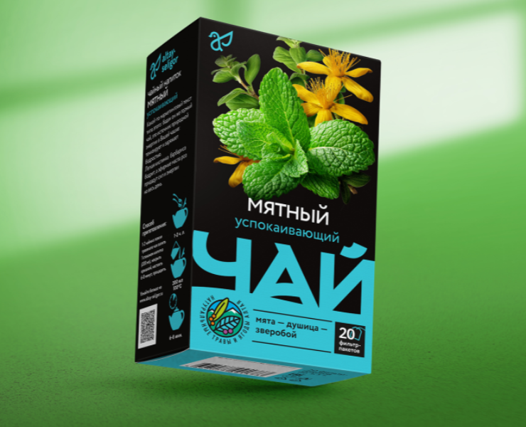 Упаковка для чайных напитков «Altay-Seligor» на Dprofile