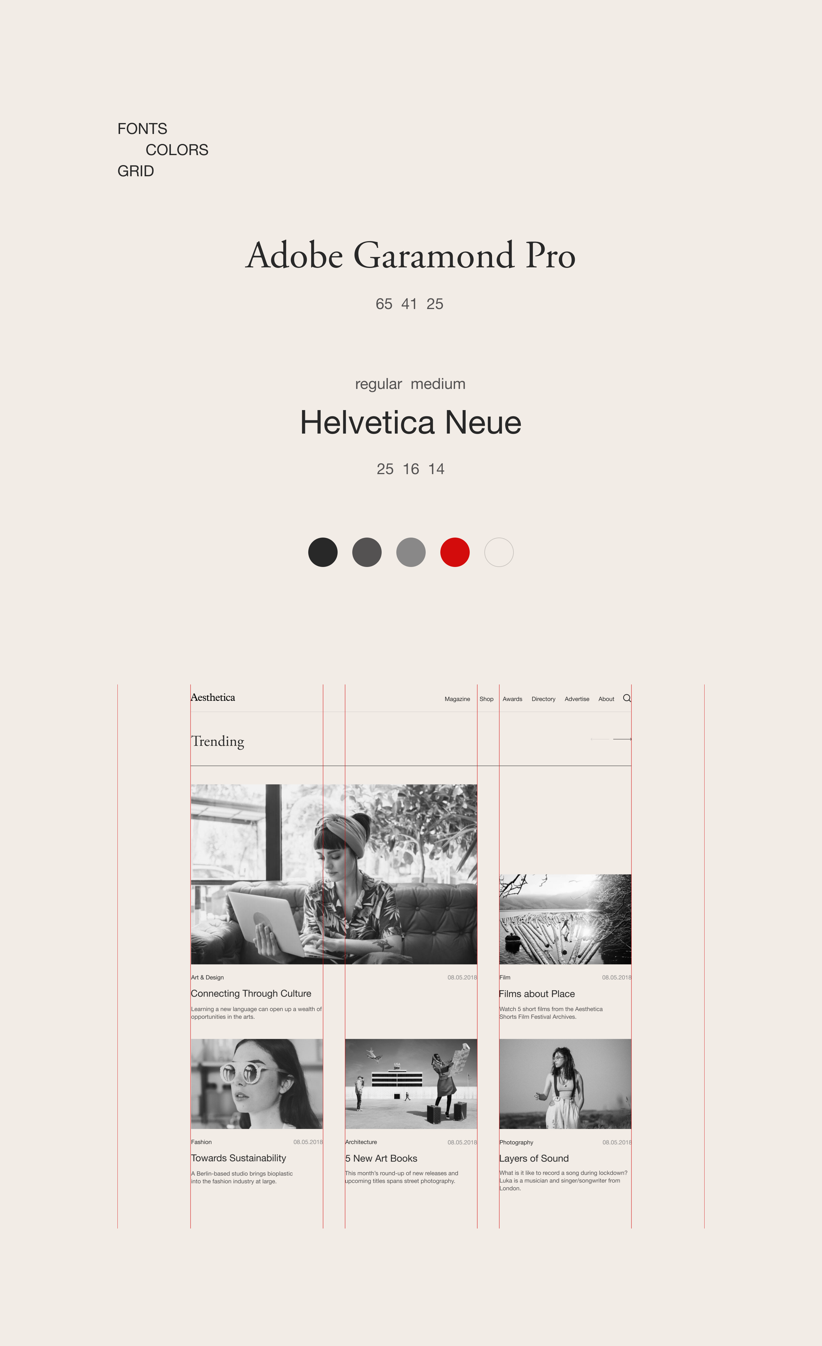 Aesthetica. Art and culture magazine — Изображение №6 — Интерфейсы, Графика на Dprofile