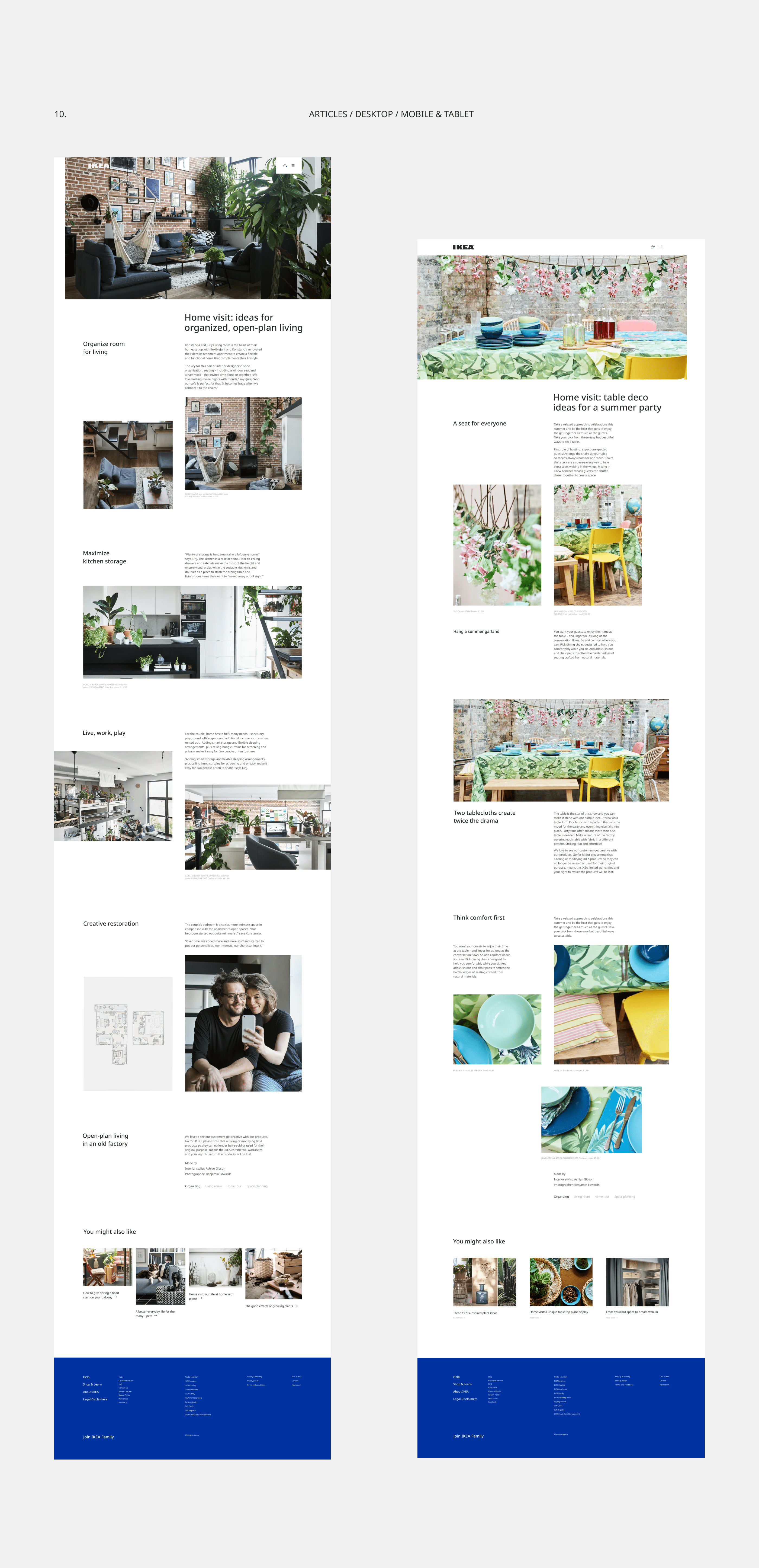IKEA — website redesign — Изображение №13 — Интерфейсы, Маркетинг на Dprofile