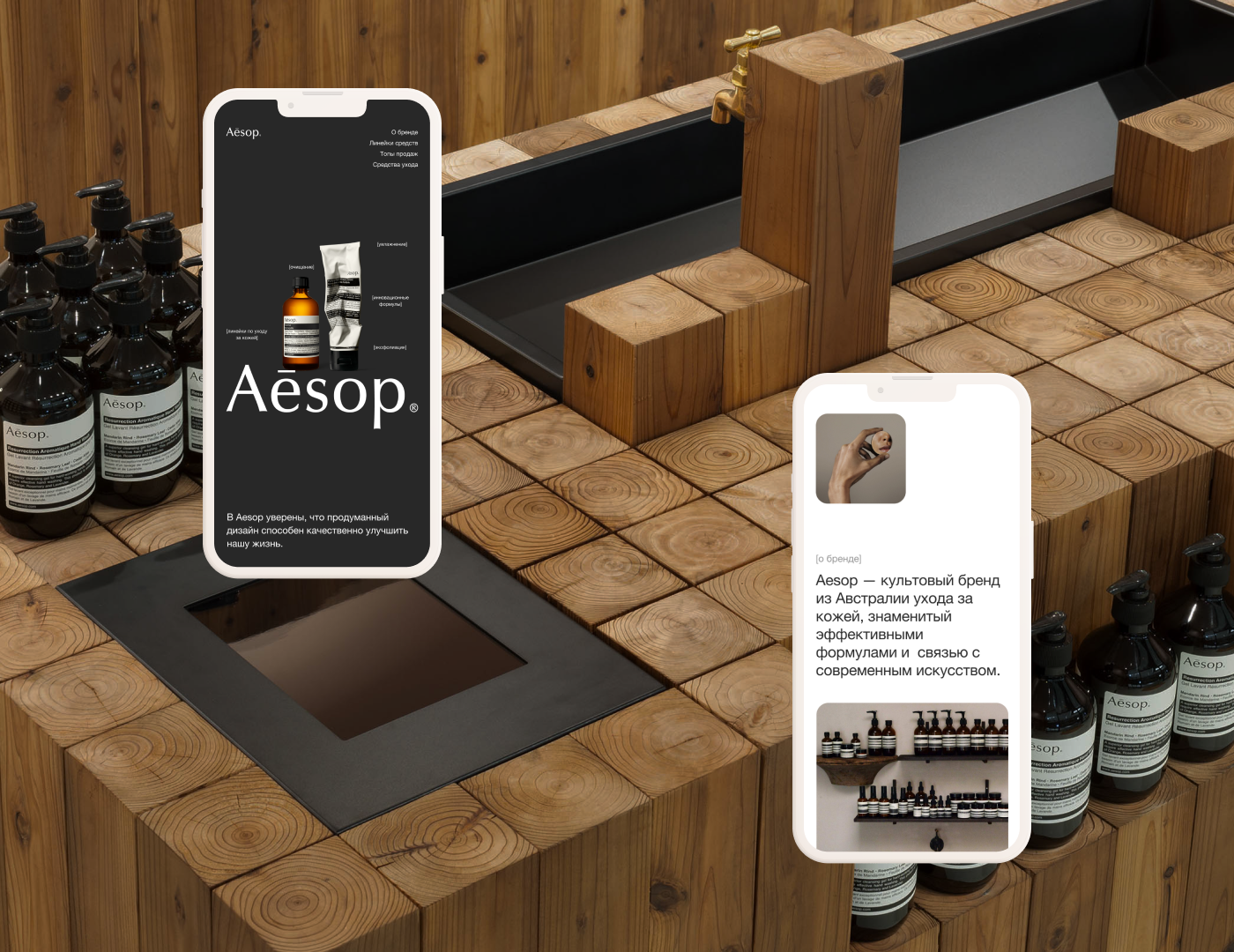 Aesop. Концепт для косметического бренда — Изображение №5 — Интерфейсы на Dprofile