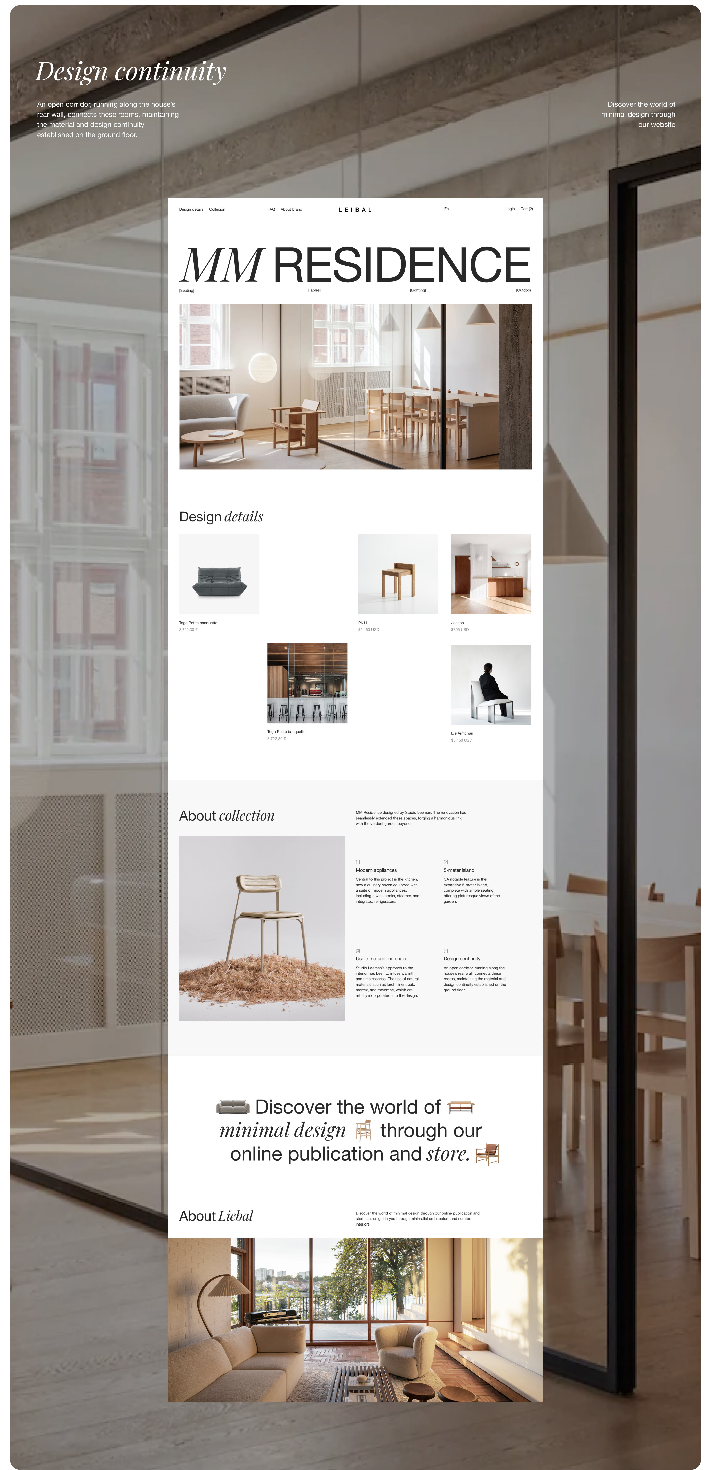 Liebal. Redesign concept — Изображение №3 — Интерфейсы на Dprofile