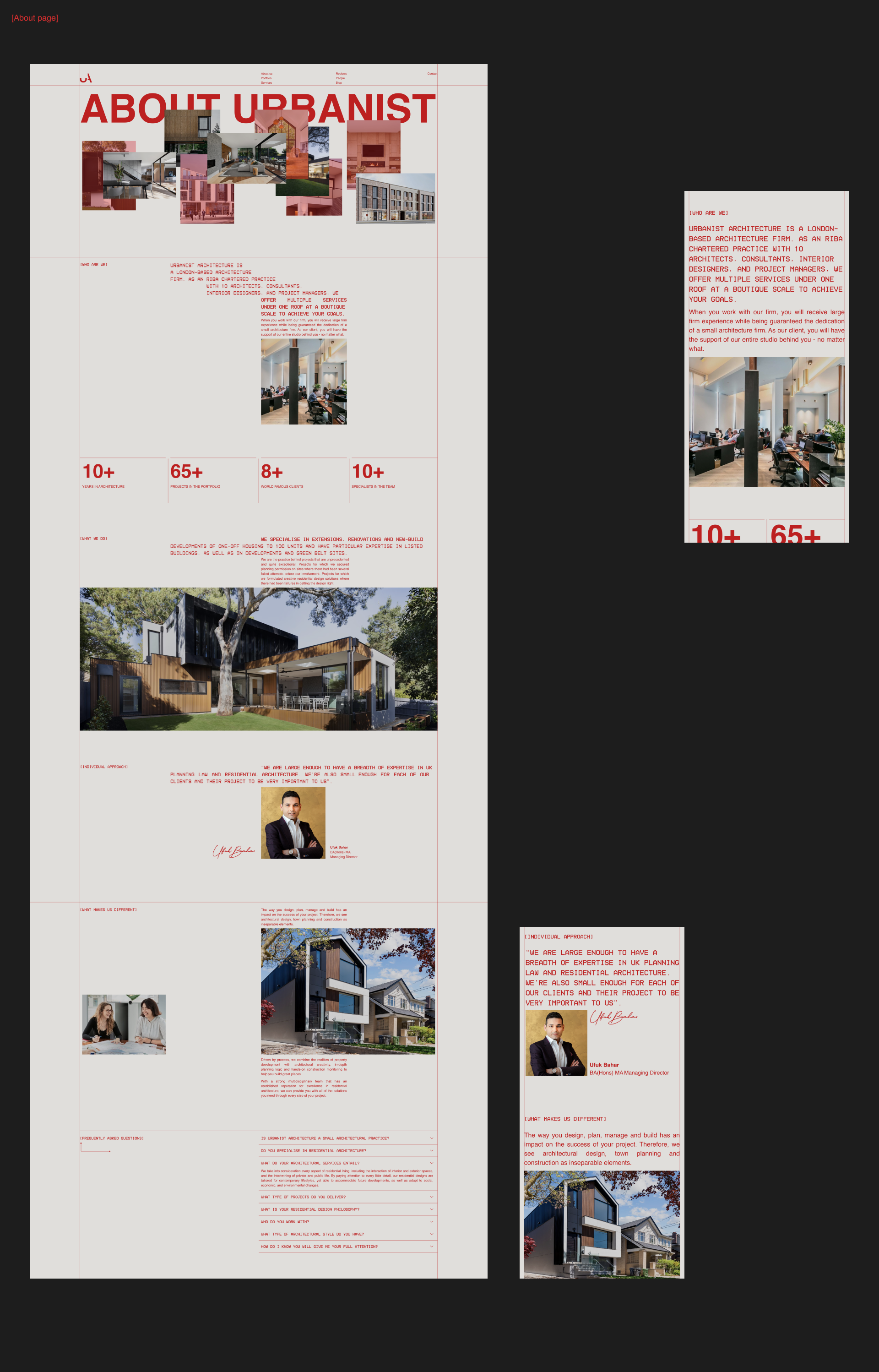 Urbanist Architecture | Corporate website — Изображение №12 — Интерфейсы, Брендинг на Dprofile