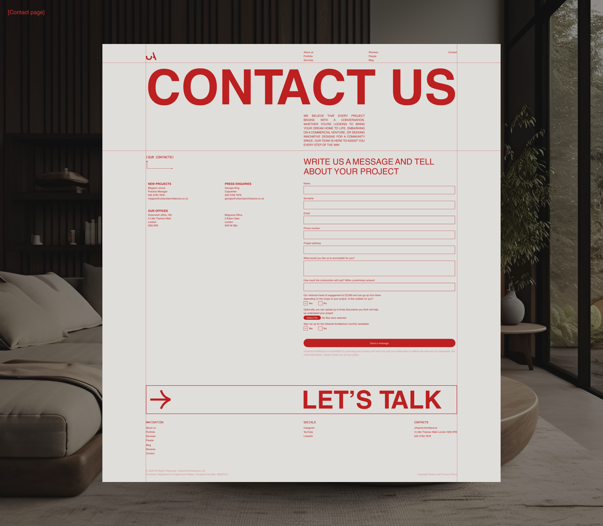 Urbanist Architecture | Corporate website — Изображение №16 — Интерфейсы, Брендинг на Dprofile