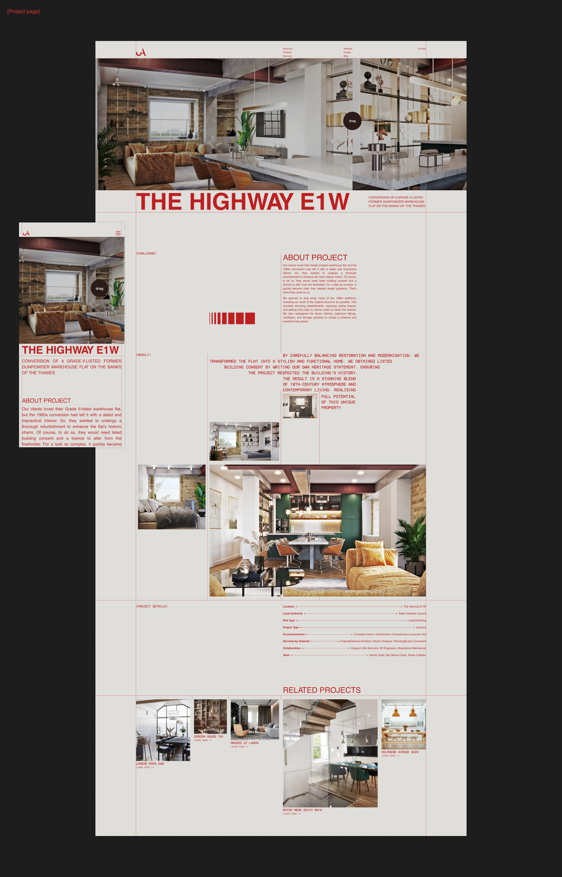 Urbanist Architecture | Corporate website — Изображение №10 — Интерфейсы, Брендинг на Dprofile