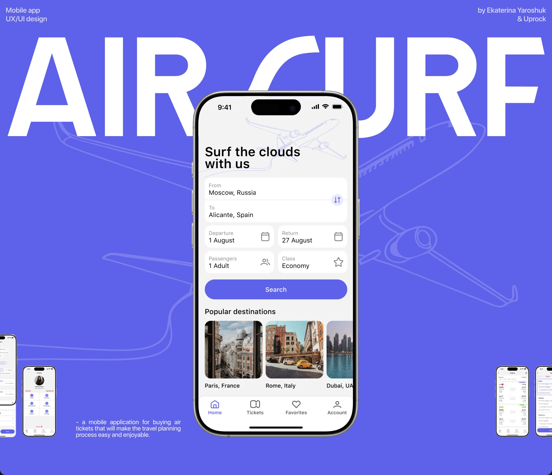 AirSurf | Mobile App — Изображение №1 — Интерфейсы на Dprofile