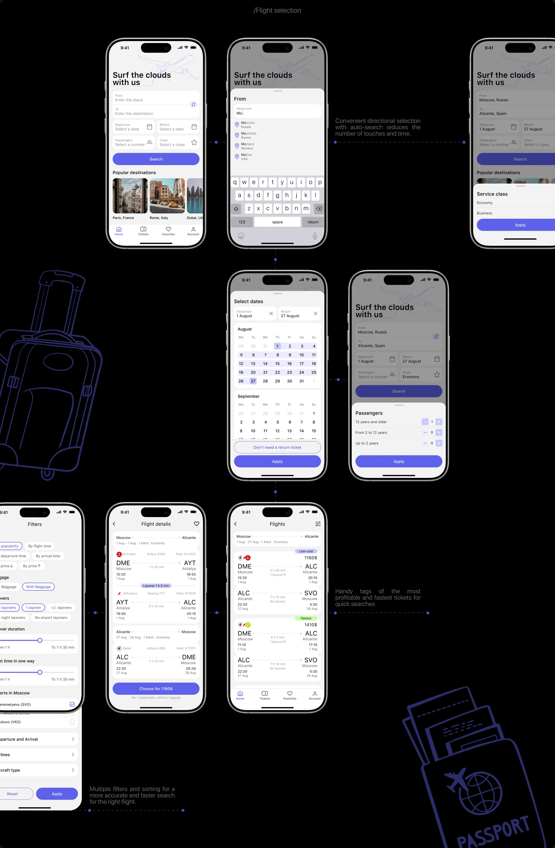 AirSurf | Mobile App — Изображение №9 — Интерфейсы на Dprofile