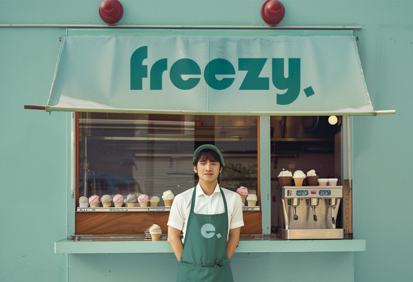 Brand corporate identity "freezy" — Изображение №5 — Брендинг на Dprofile