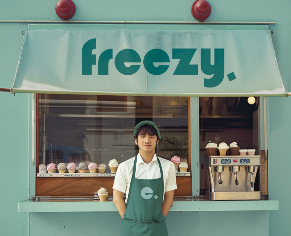 Brand corporate identity "freezy" — Брендинг на Dprofile