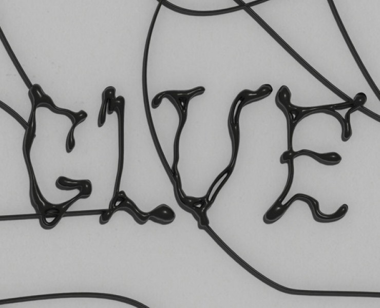 Font Glue — Графика на Dprofile