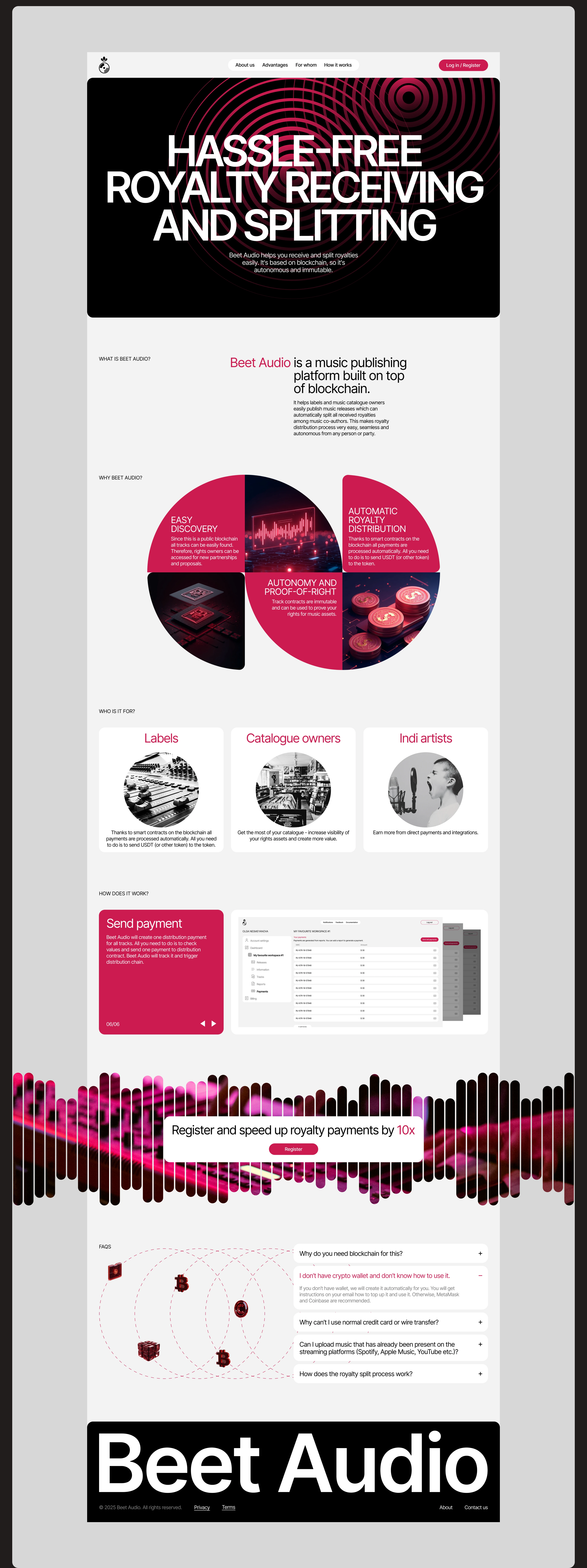 Beet Audio | Web service — Изображение №3 — Интерфейсы, Графика на Dprofile