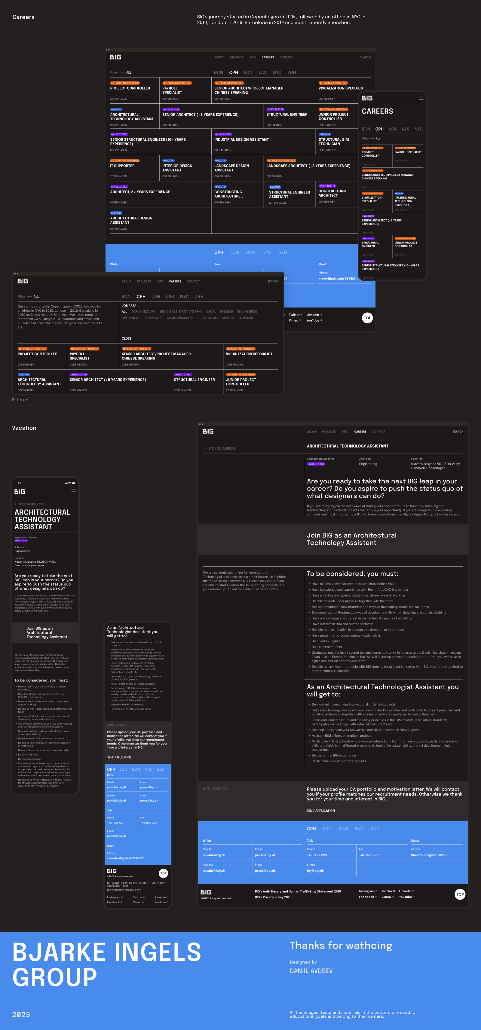 Bjarke Ingels Group — Concept Website — Изображение №5 — Интерфейсы на Dprofile