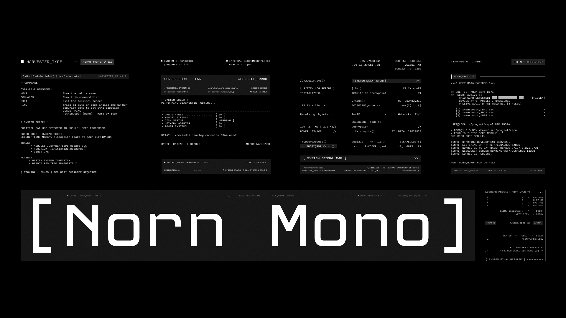 Norn Mono — Изображение №2 — Брендинг, Графика на Dprofile