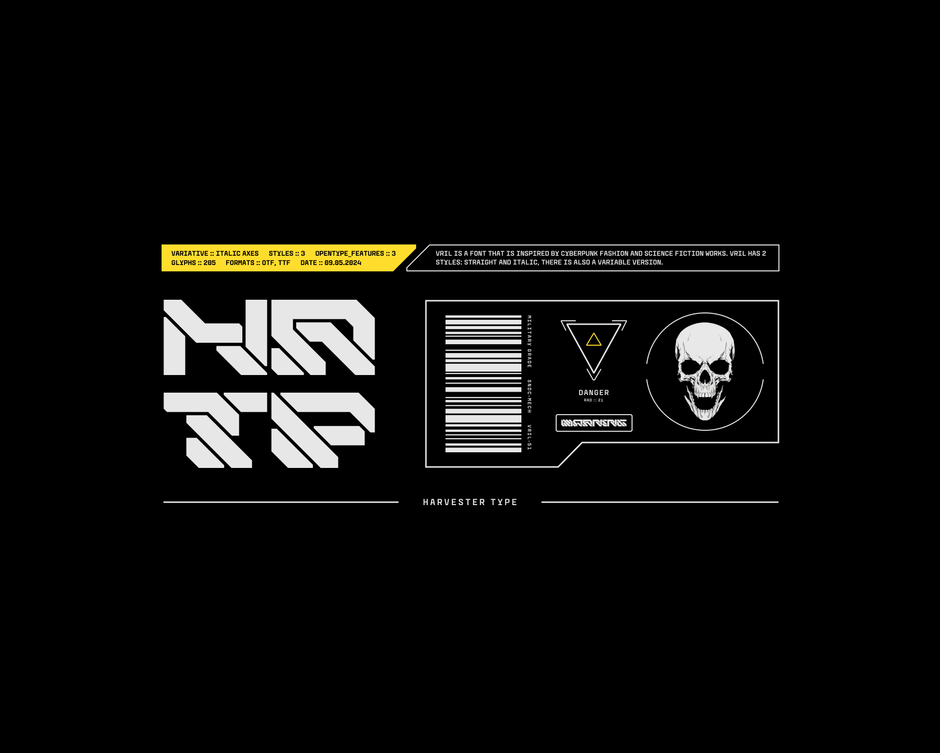 VRIL | TYPEFACE — Изображение №2 — Графика на Dprofile