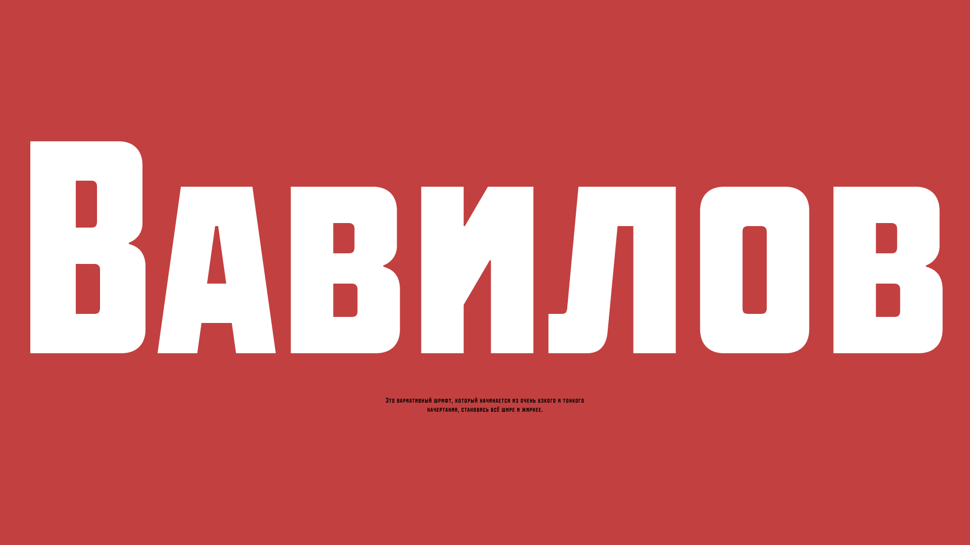 Vavilov | Typeface — Изображение №8 — Брендинг, Графика на Dprofile