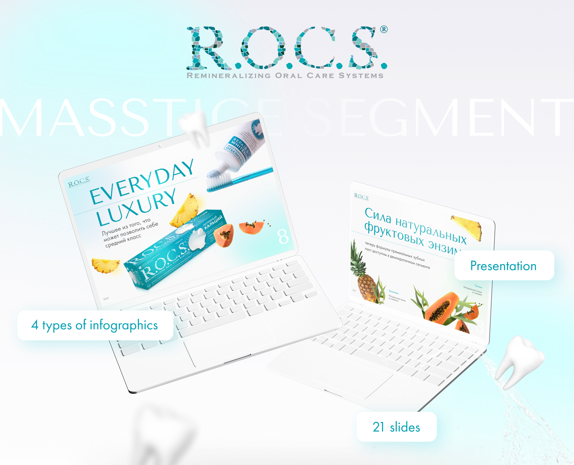 Brand presentation ROCS — Графика, Маркетинг на Dprofile