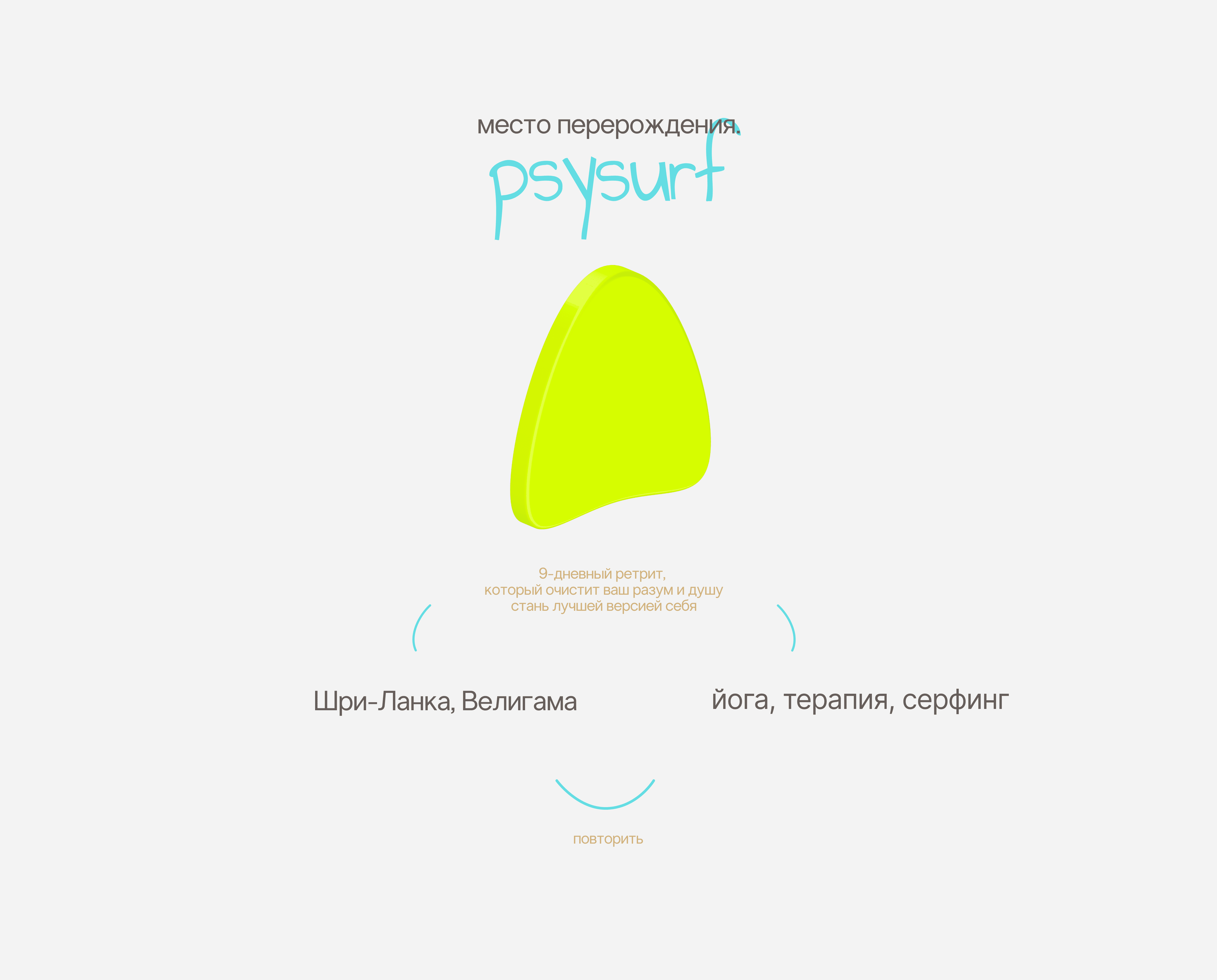 PsySurf – ретрит в Шри-Ланке — Изображение №2 — Интерфейсы, Брендинг на Dprofile