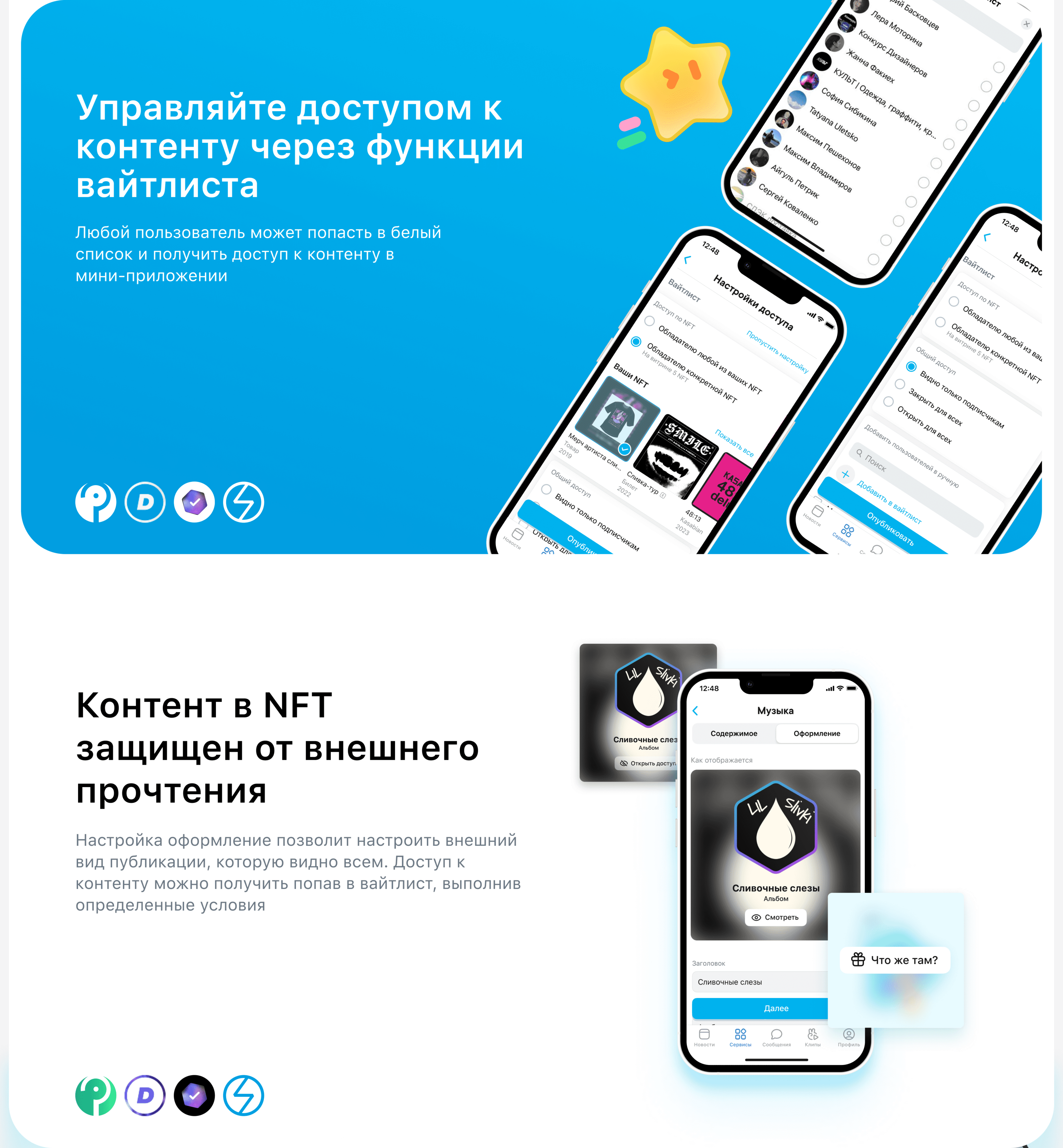 VK NFT x DEFINITION HACK | Whitelist mini app — Изображение №11 — Интерфейсы, Брендинг на Dprofile