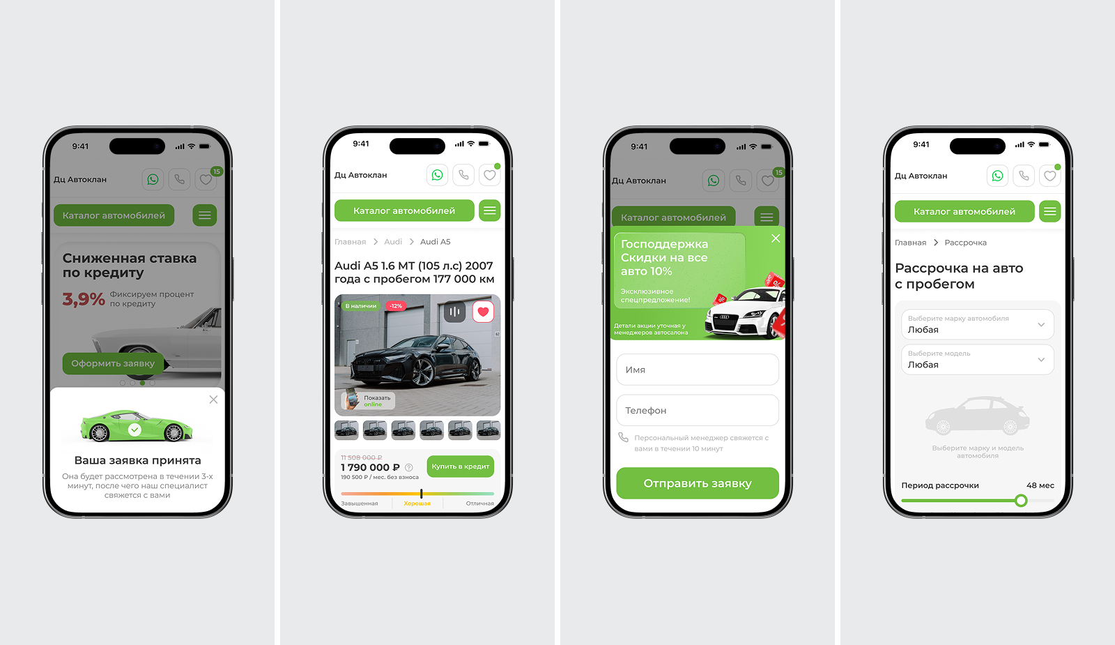 Универсальный сайт для дилерских центров — Изображение №8 — Интерфейсы, Брендинг на Dprofile
