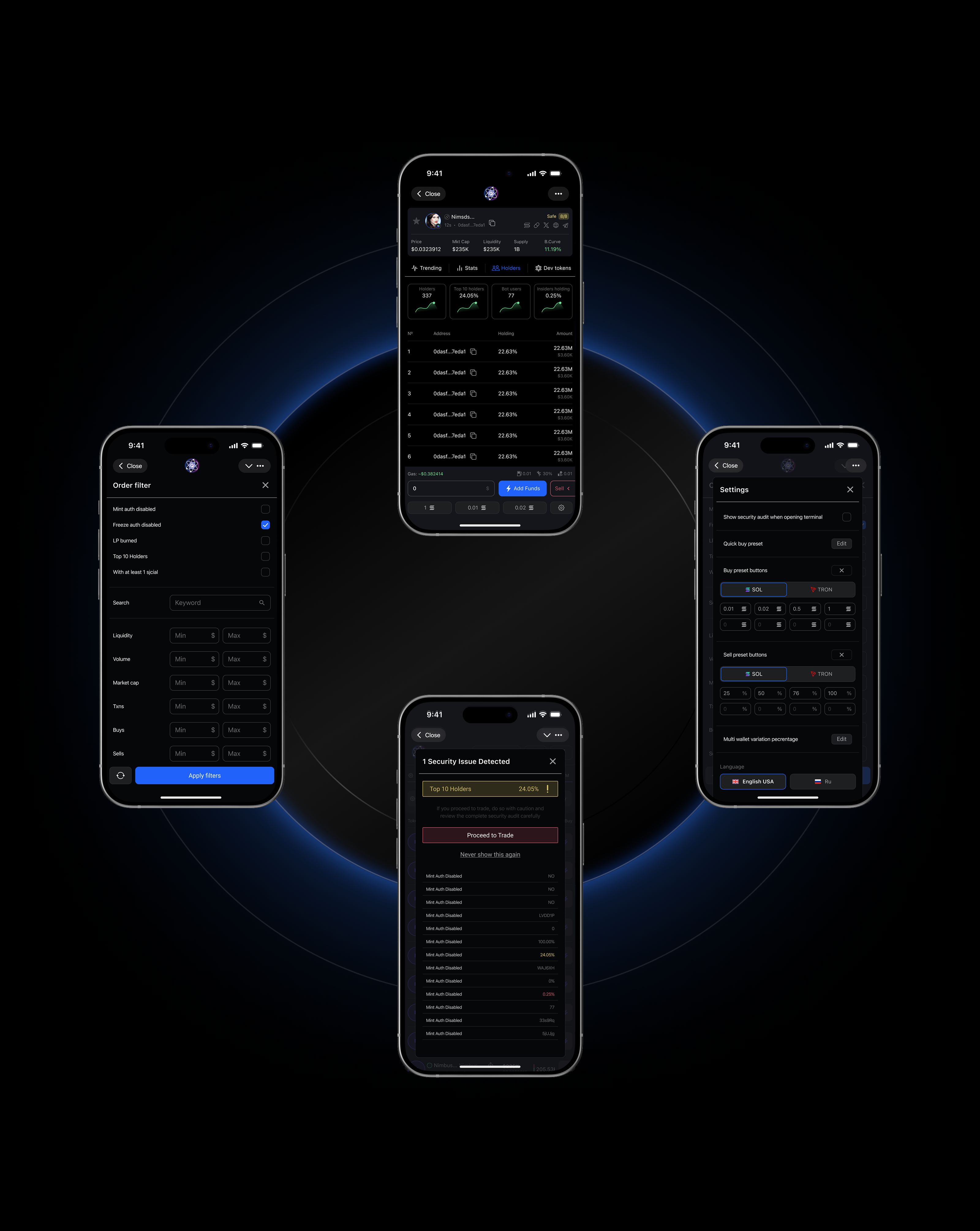 App for trade | Development | Brand identity — Изображение №5 — Интерфейсы на Dprofile