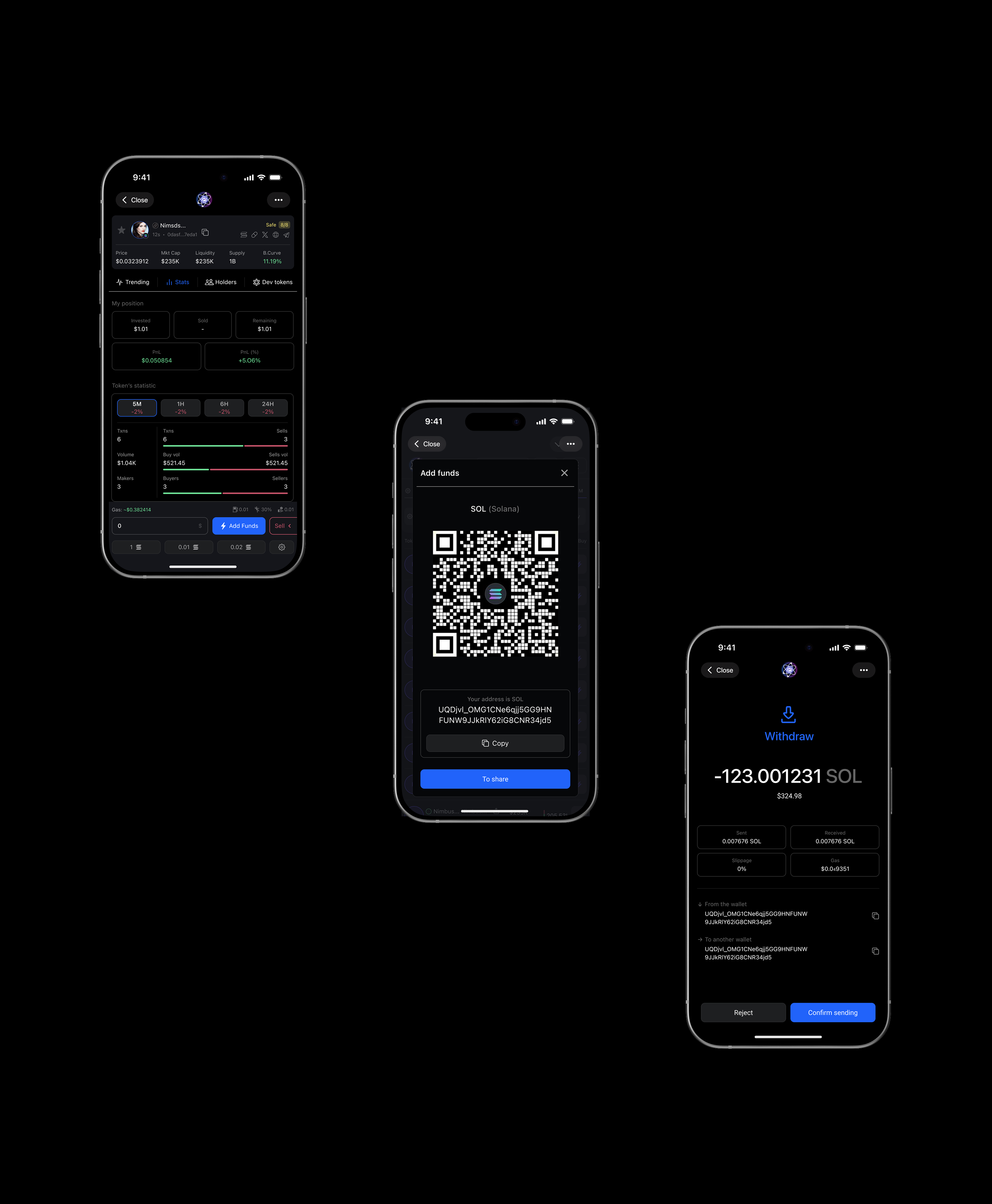 App for trade | Development | Brand identity — Изображение №3 — Интерфейсы на Dprofile