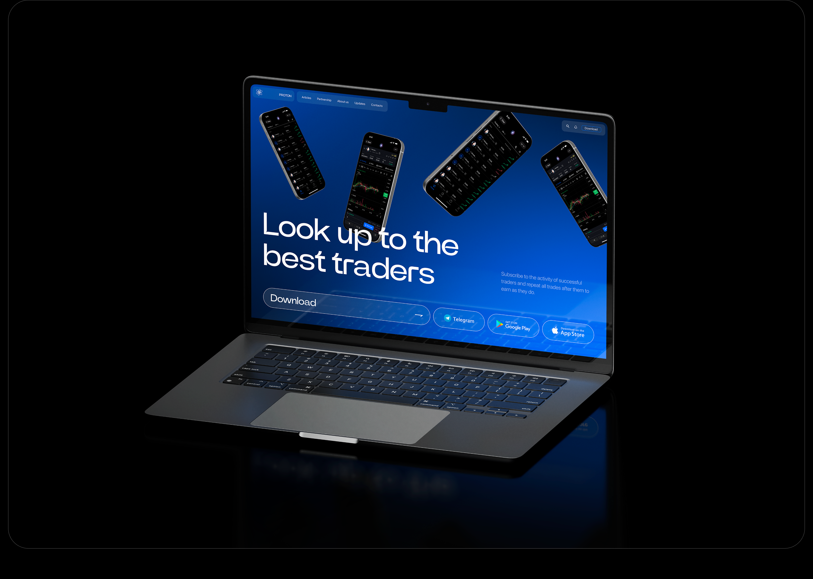 App for trade | Development | Brand identity — Изображение №8 — Интерфейсы на Dprofile