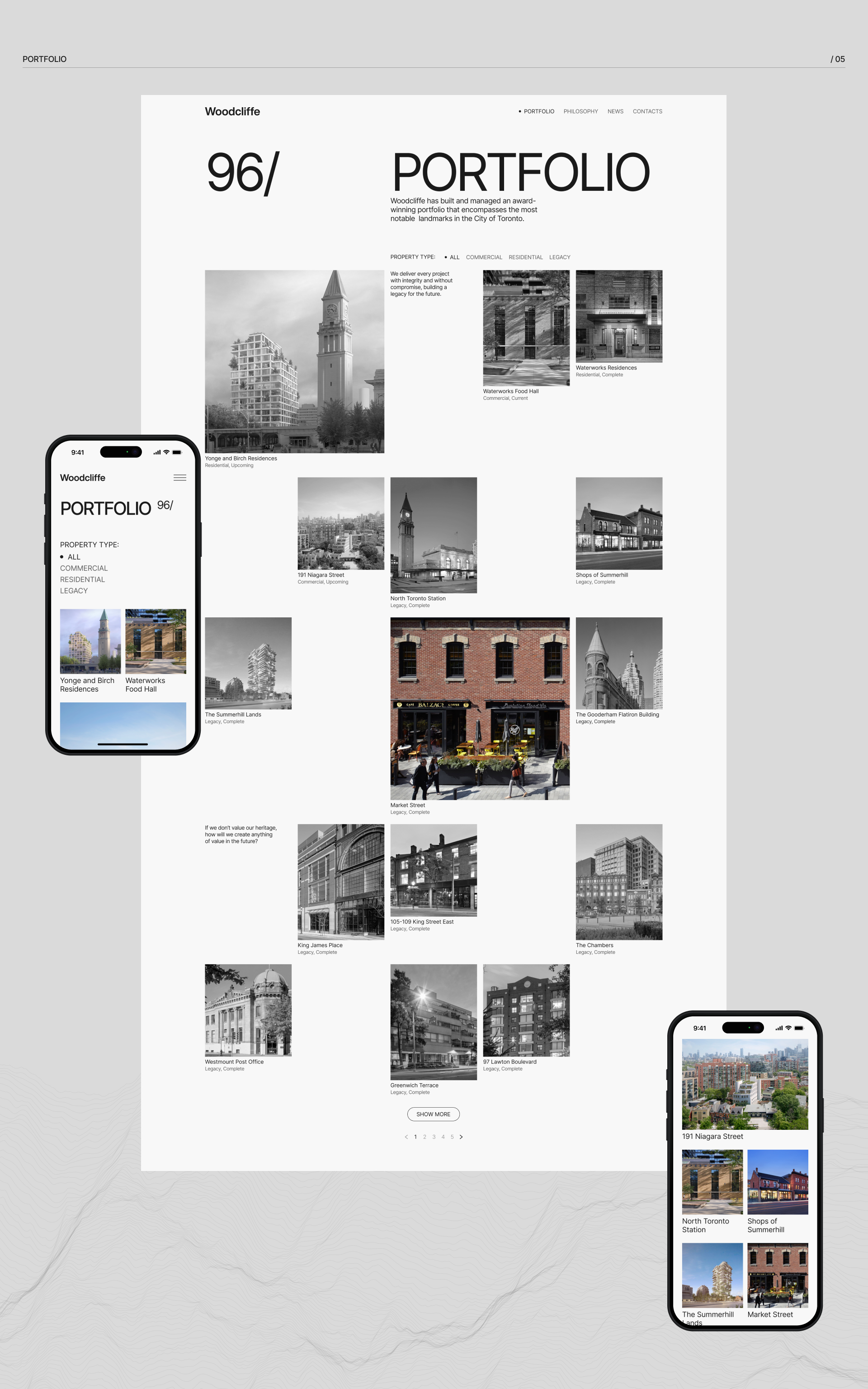 WOODCLIFFE | redesign concept — Изображение №10 — Интерфейсы на Dprofile