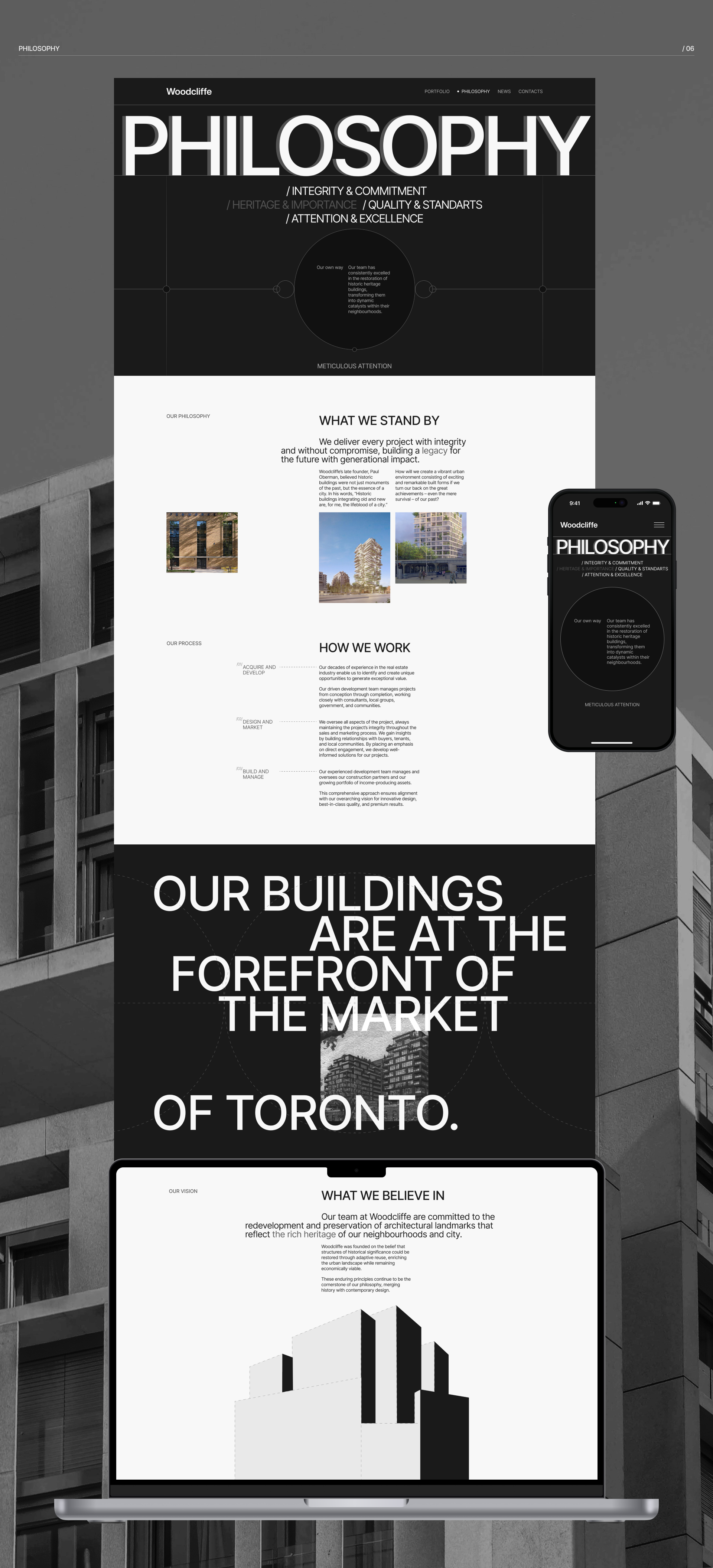 WOODCLIFFE | redesign concept — Изображение №12 — Интерфейсы на Dprofile