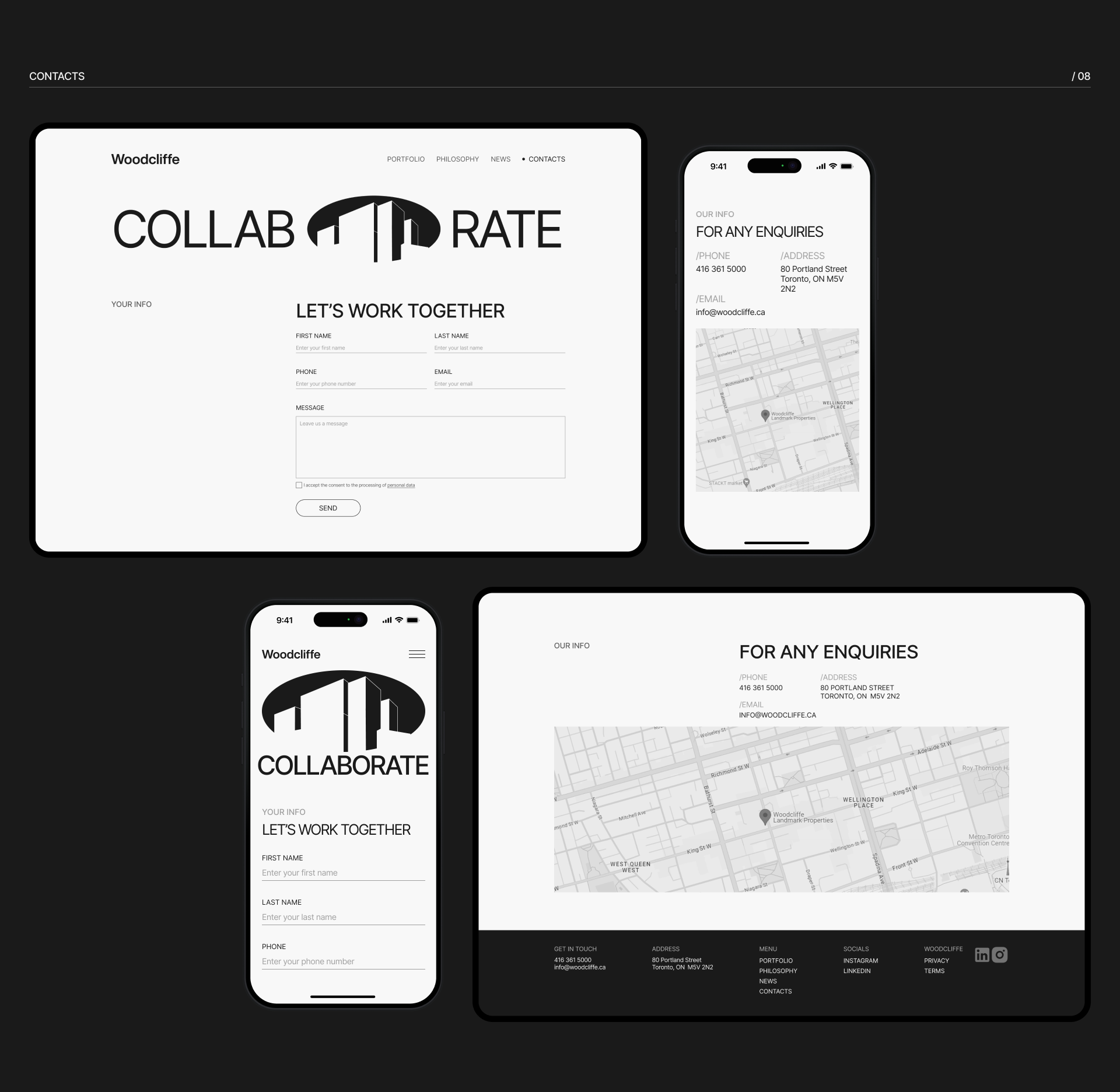 WOODCLIFFE | redesign concept — Изображение №16 — Интерфейсы на Dprofile