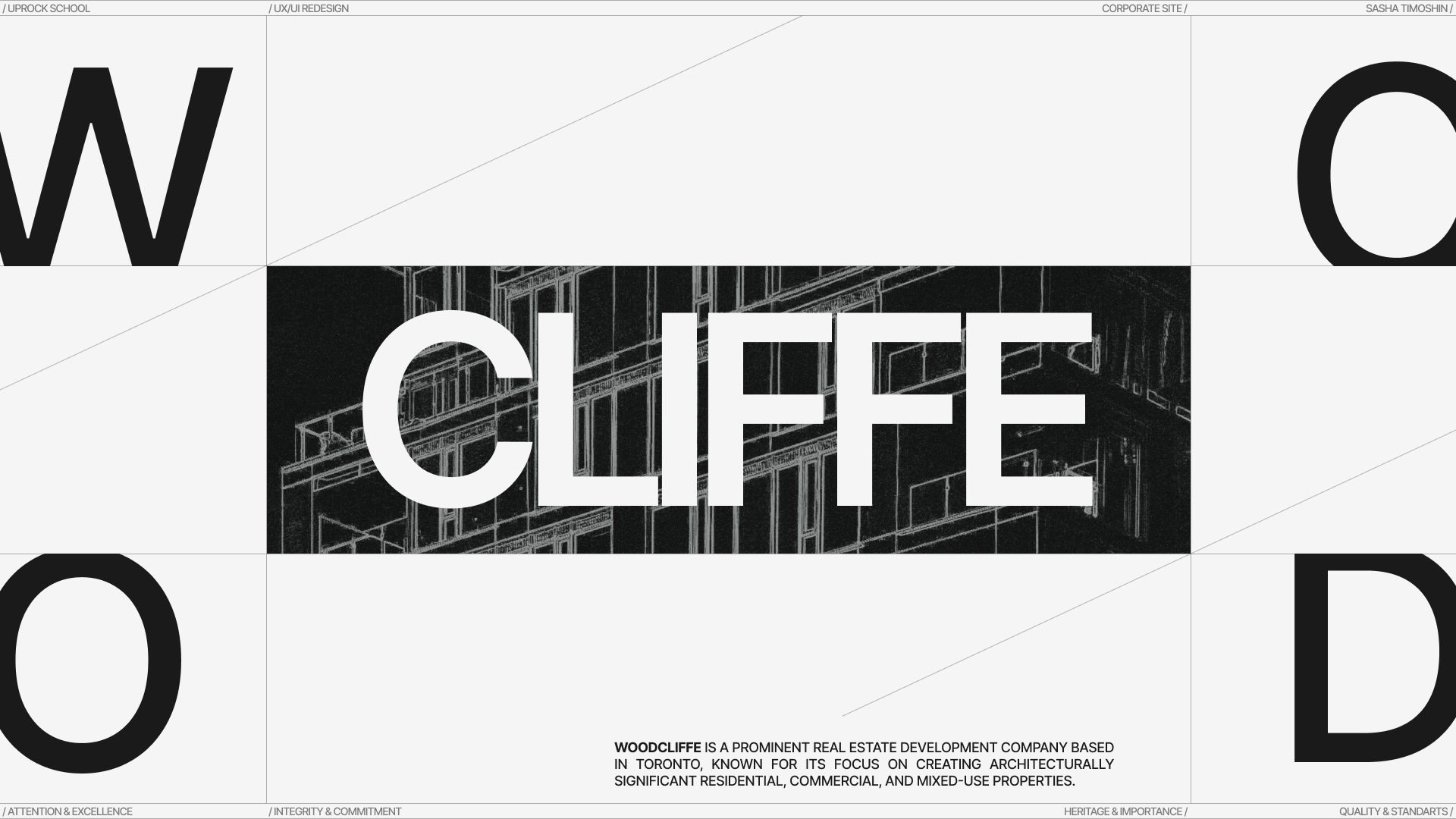 WOODCLIFFE | redesign concept — Изображение №1 — Интерфейсы на Dprofile