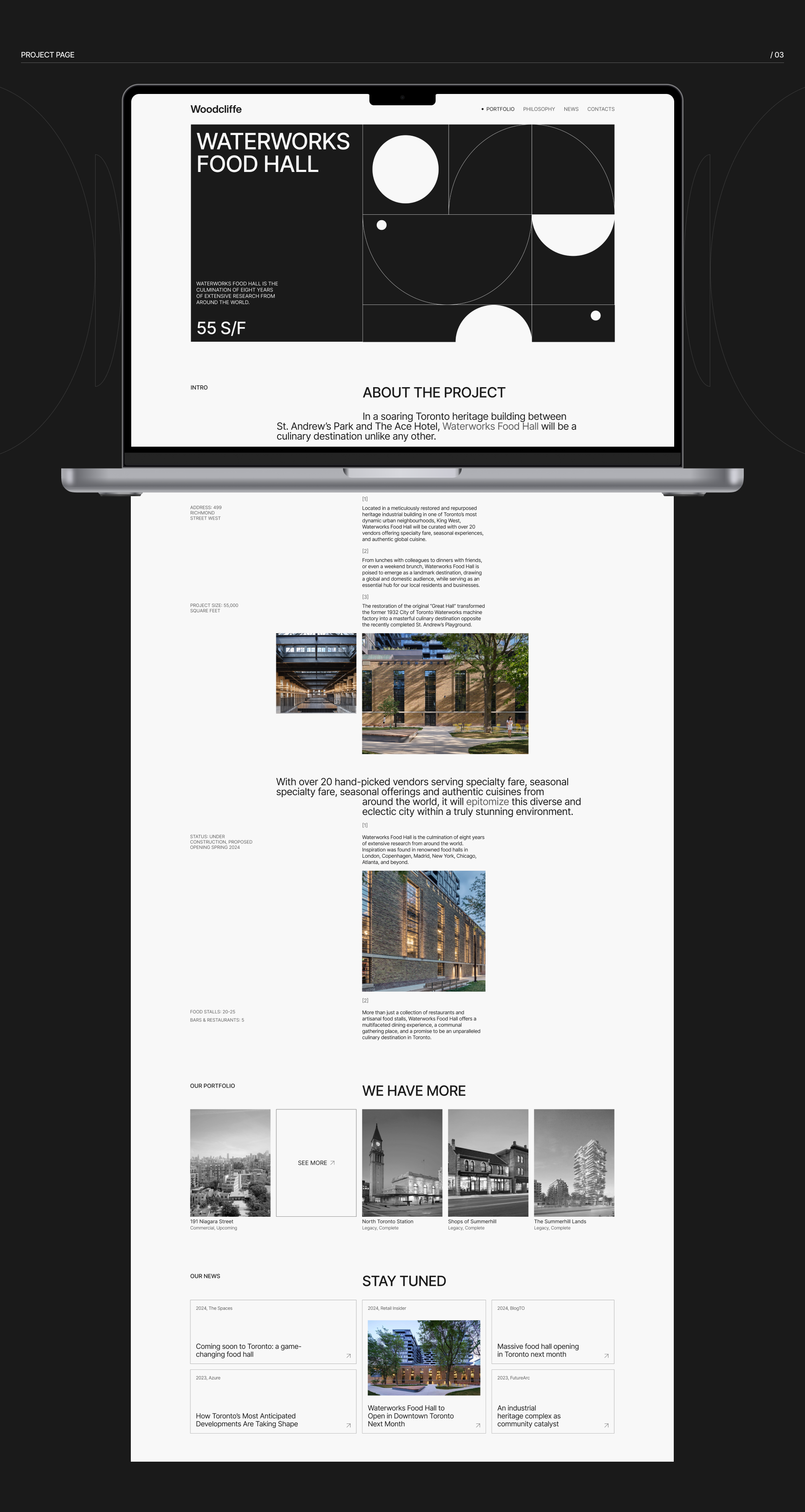WOODCLIFFE | redesign concept — Изображение №7 — Интерфейсы на Dprofile