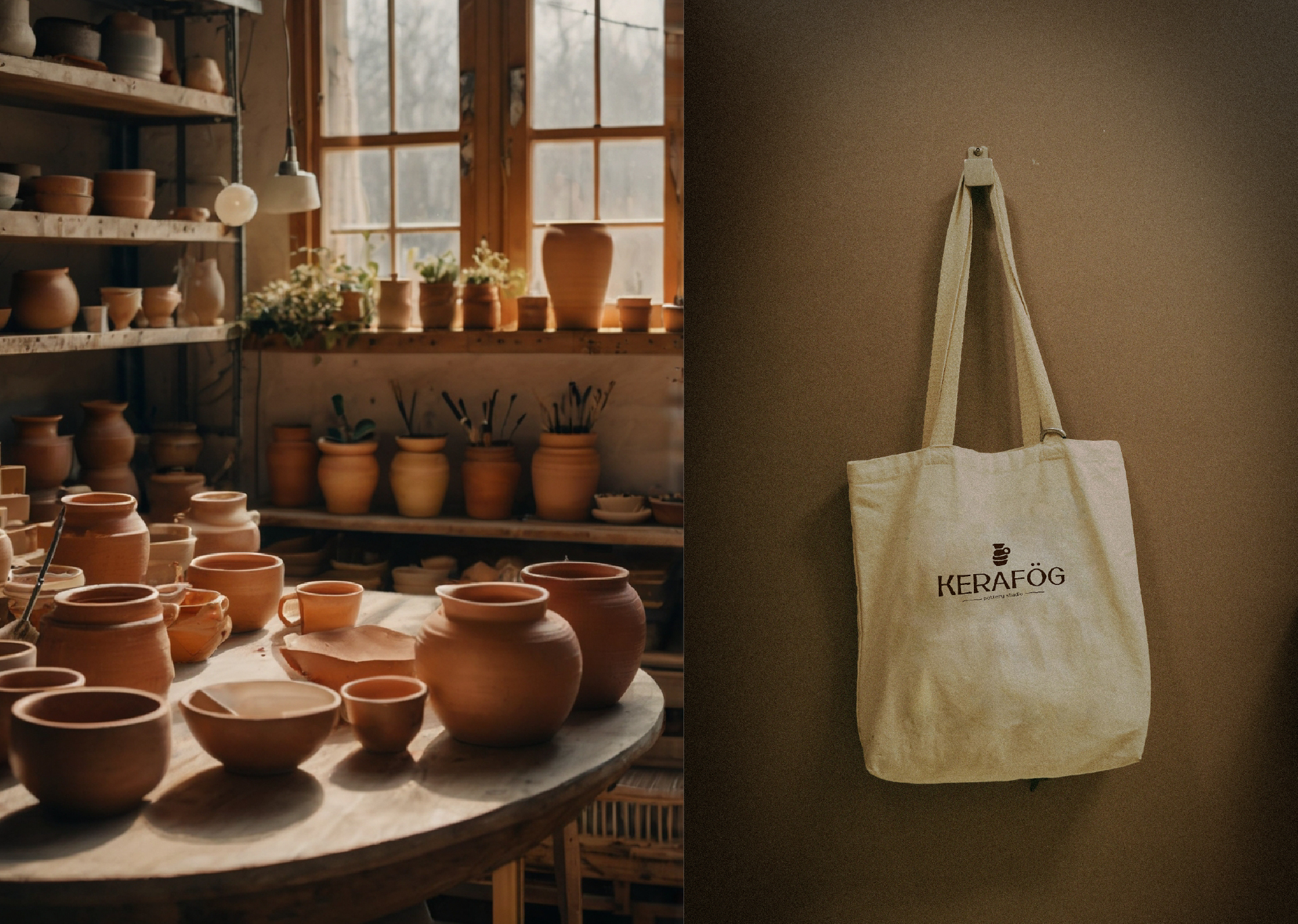 KERAFÖG/identity for a ceramics studio/студия керамики — Изображение №12 — Брендинг на Dprofile