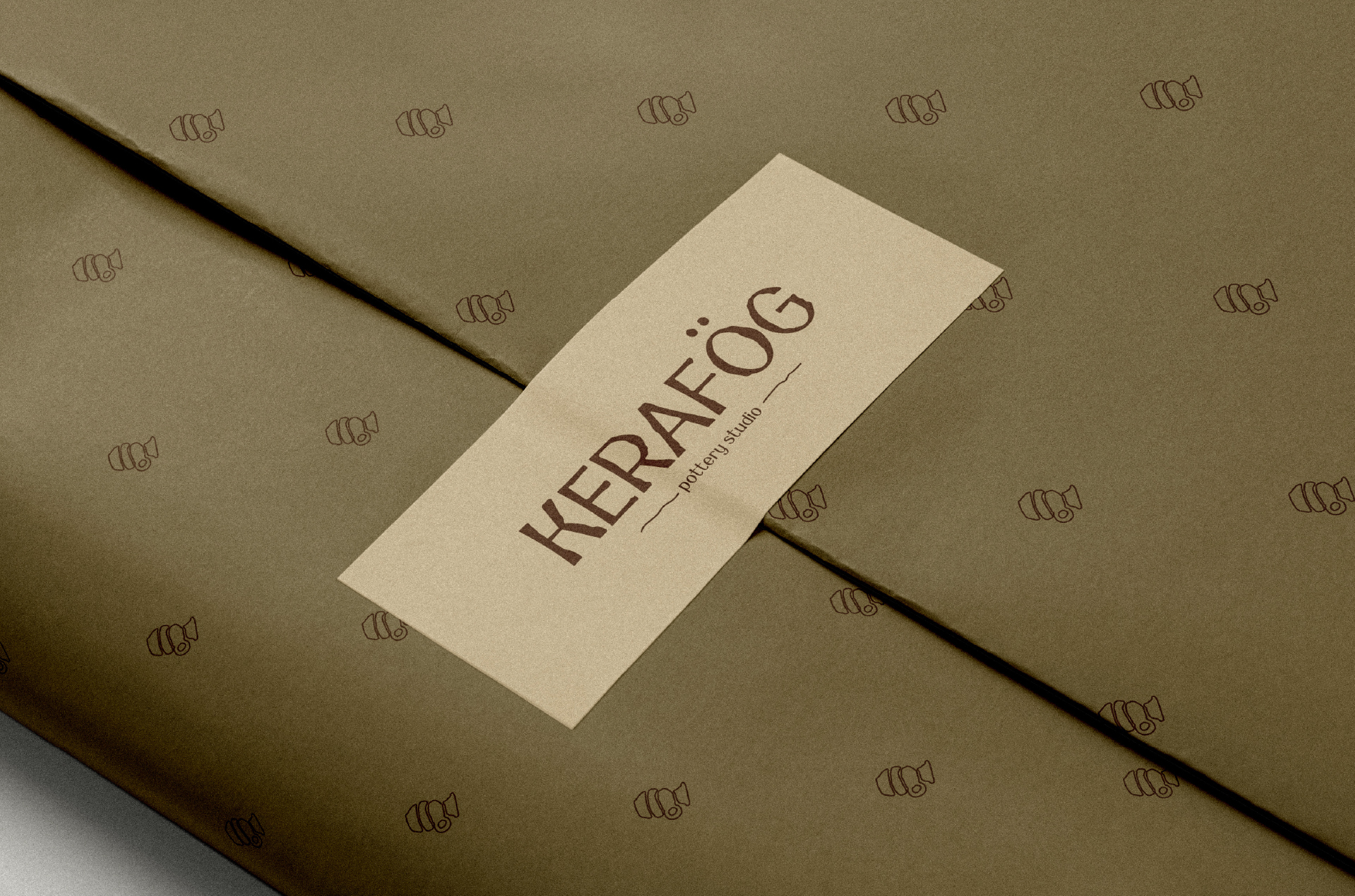 KERAFÖG/identity for a ceramics studio/студия керамики — Изображение №8 — Брендинг на Dprofile